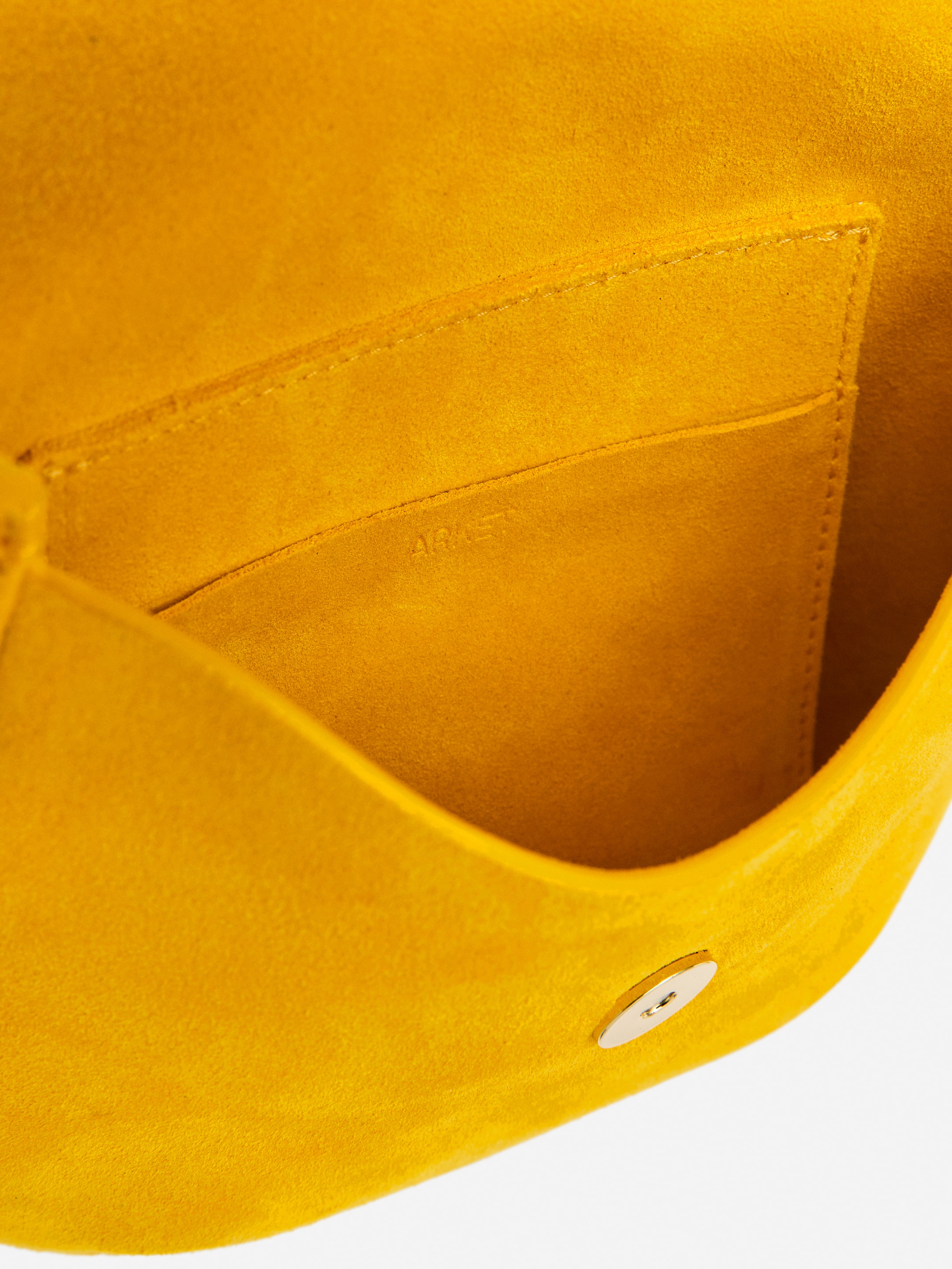 Skórzana torebka crossbody - Żółty - Women - StillMedia/DescriptiveDetail - 1