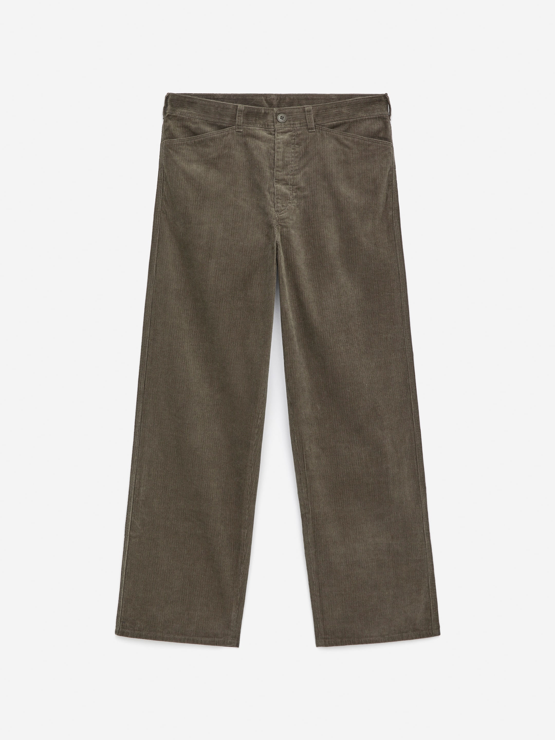 Ver imagen más grande: Pantalones de pana relaxed fit - Verde oscuro - HOMBRE | H&M ES 5
