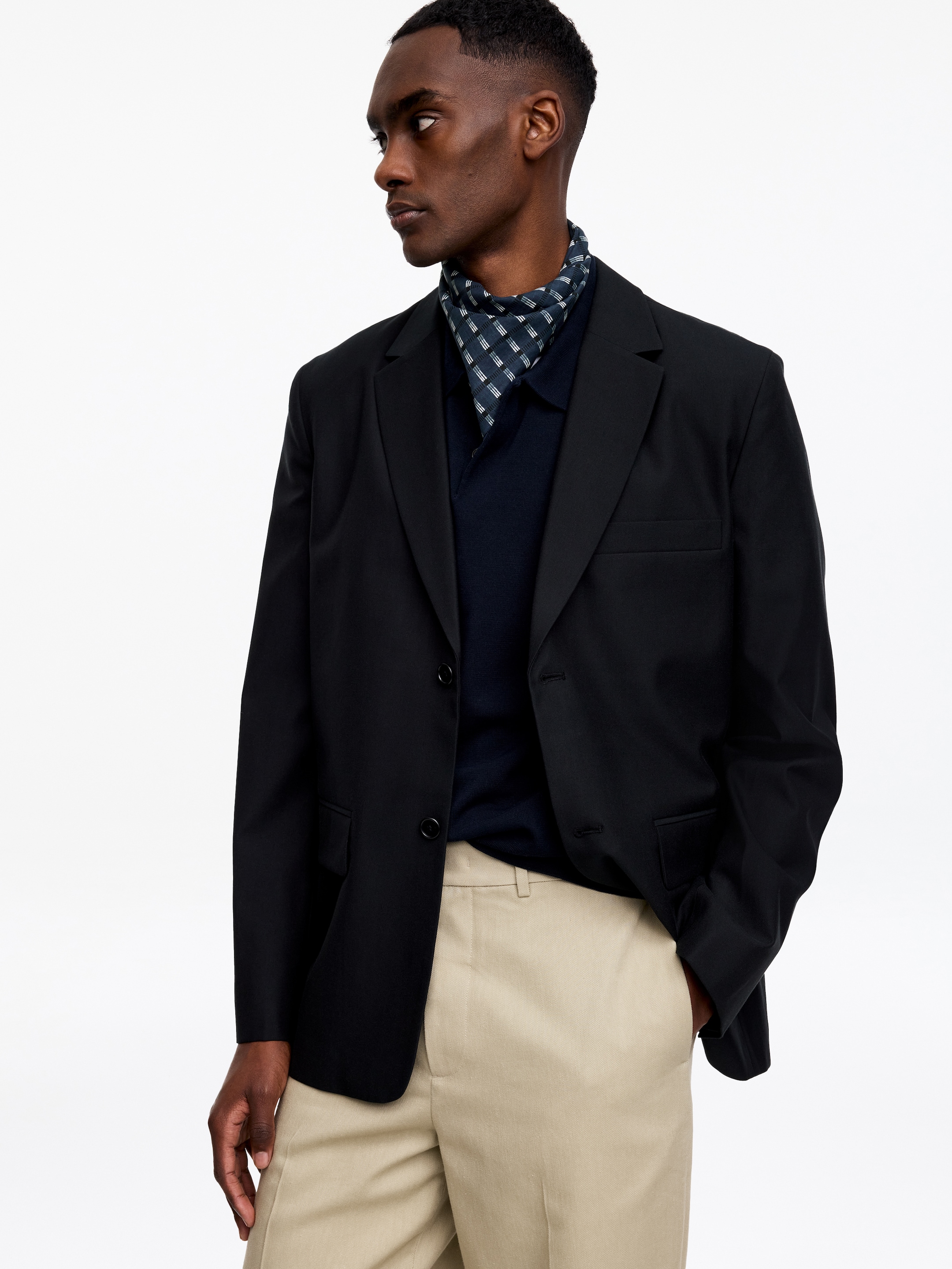 Bandana en coton - Bleu/Carreaux - Homme - StillMedia/Lookbook - 5