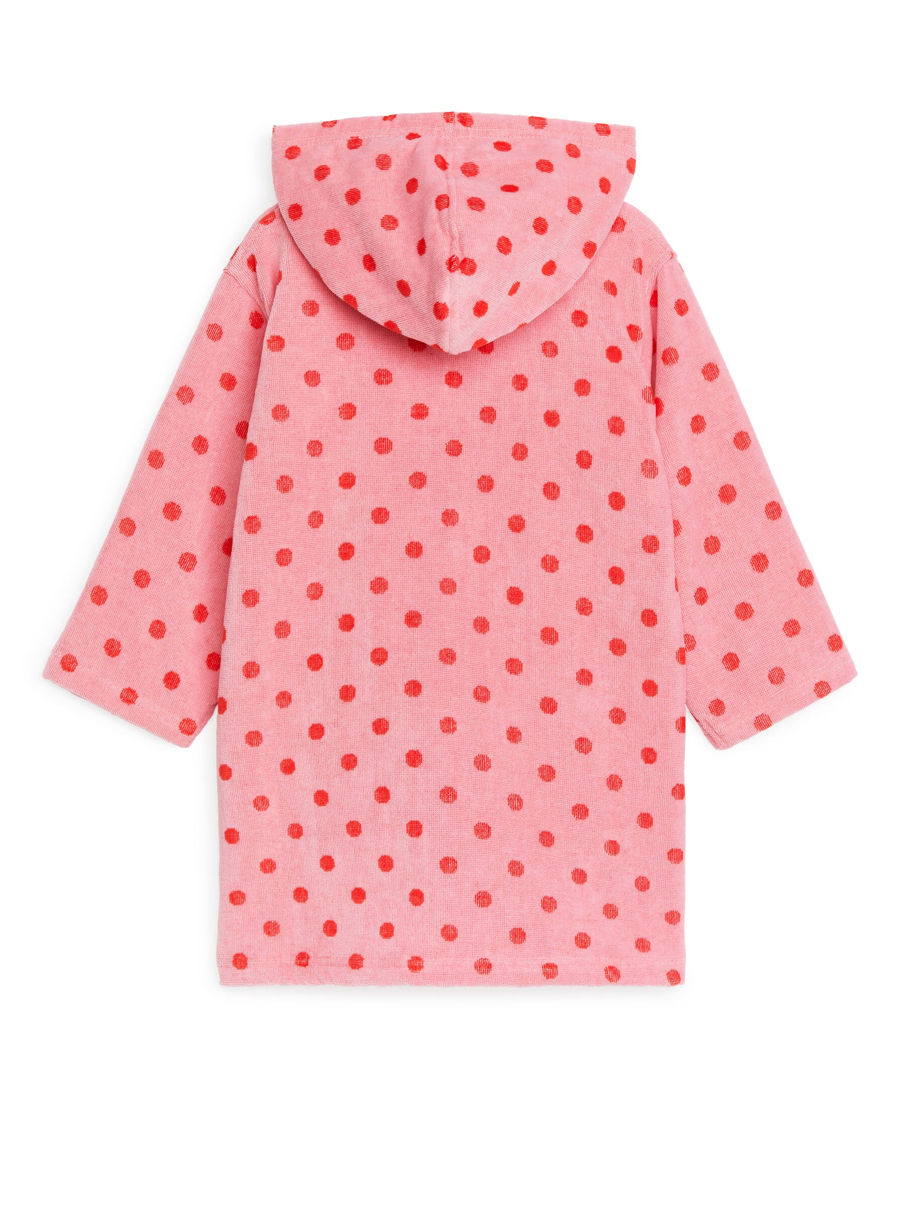 Bademantel aus Velours mit Reißverschluss - Rosa/Rot - Regular Fit - Kinder - StillMedia/DescriptiveStillLife - 2