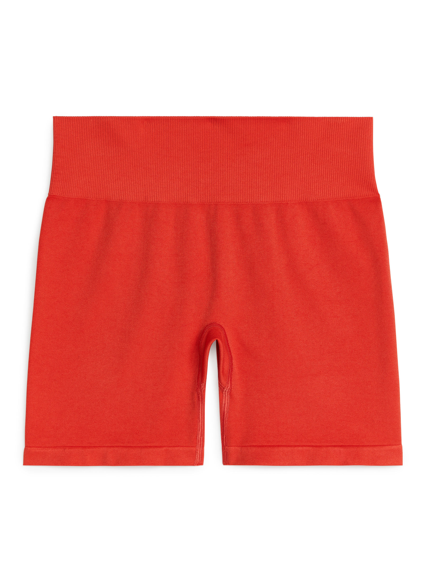 Nahtlose Hotpants - Leuchtendes Orange - Slim Fit - Damen - StillMedia/DescriptiveStillLife - 1