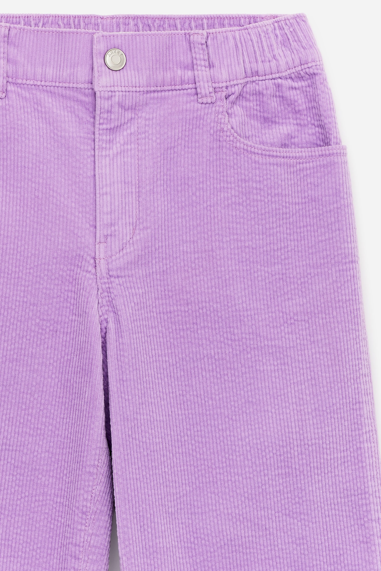 Pantalon large en velours côtelé - Mauve/Bordeaux - 3