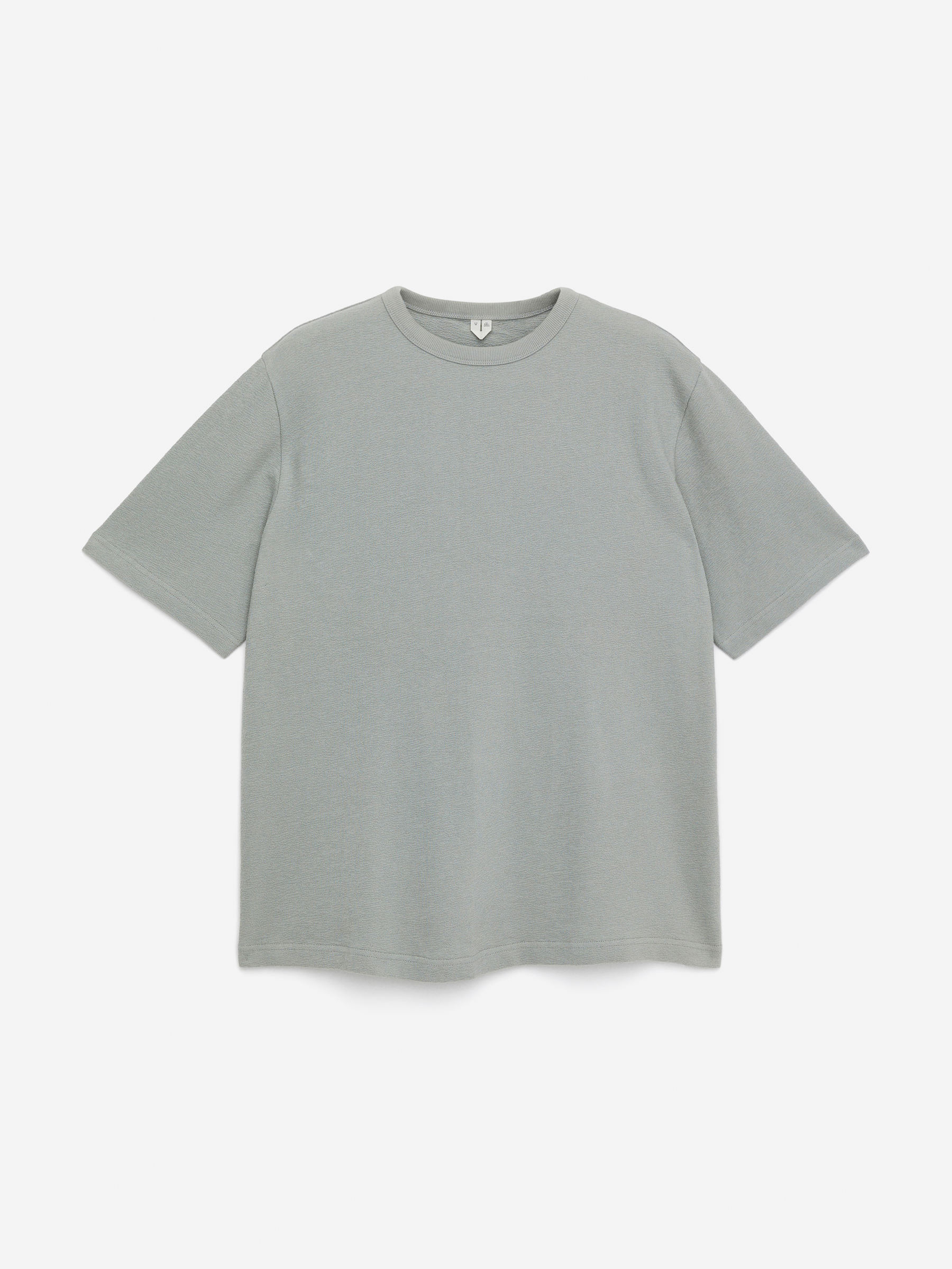 Relaxed Bouclé T-Shirt-#A8ACA9-16533