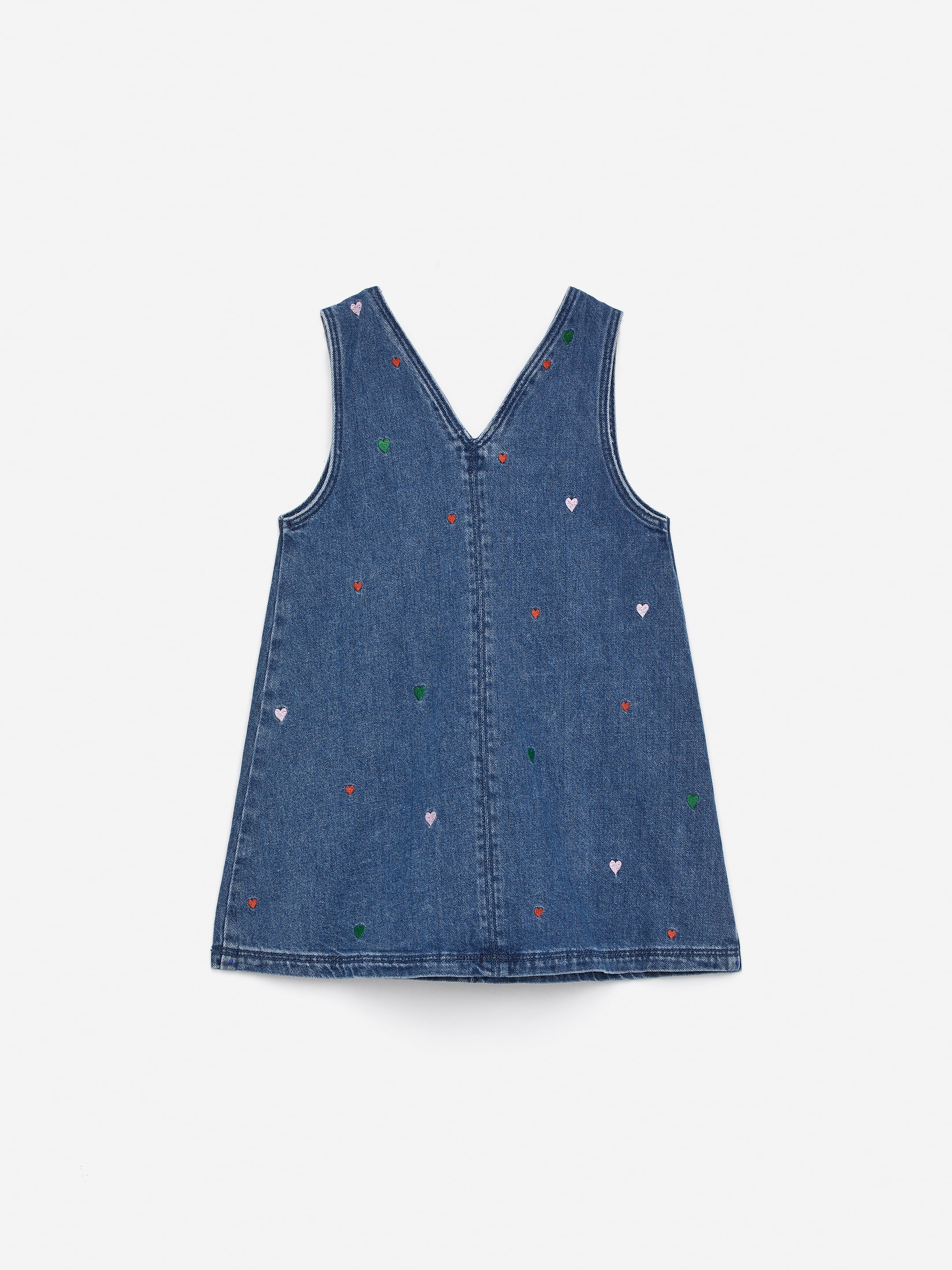 Zobacz większy obraz: Haftowana sukienka z denimu - Niebieski - Dziecko | H&M PL 2