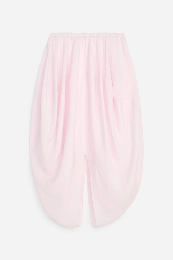 Cocoon-Shaped Skirt - Pink - 1