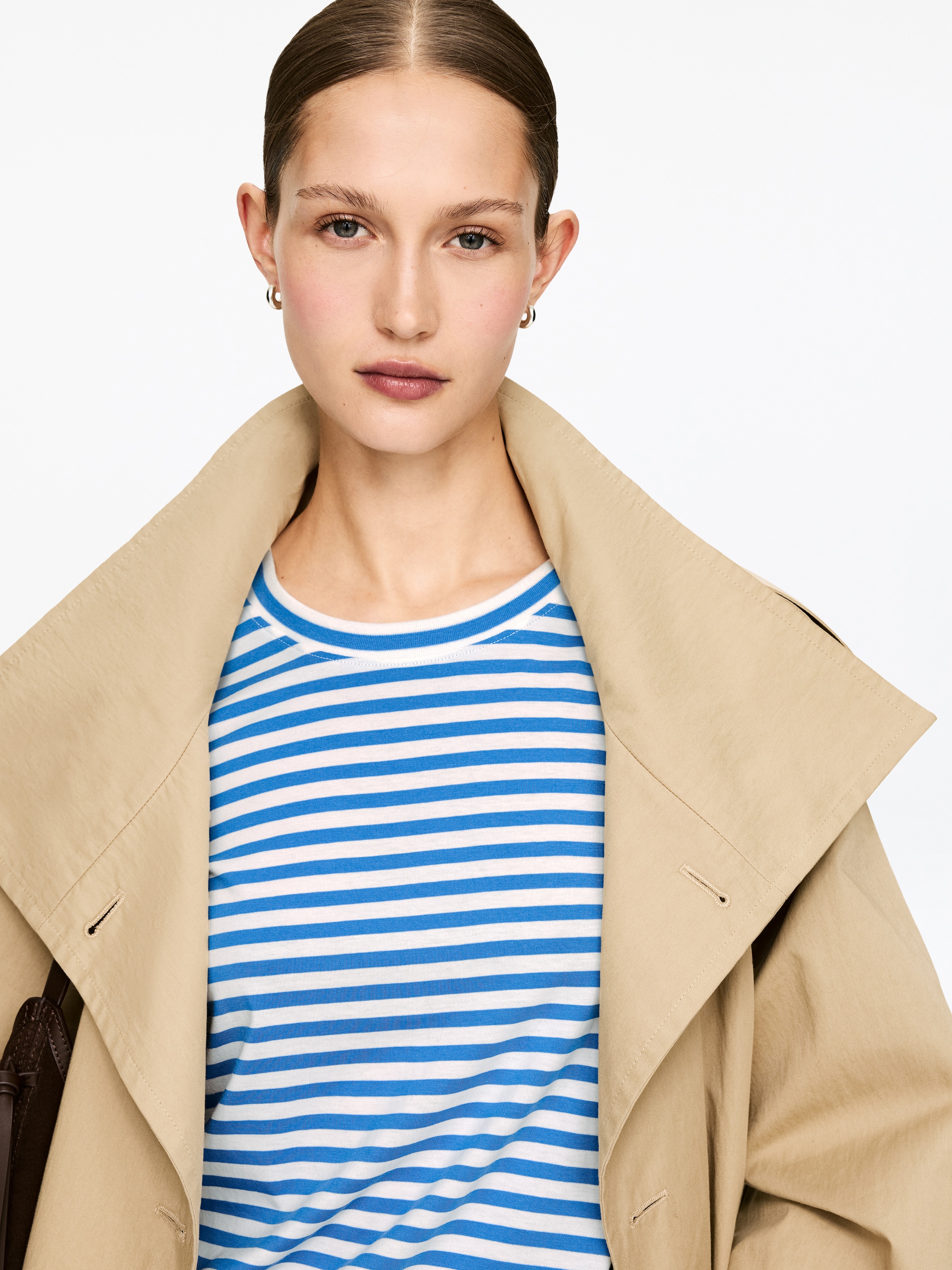 Zobraziť väčší obrázok: Tričko s dlhým rukávom IRIS Signature - Svetlomodrá/Biela - ŽENY | H&M SK 2