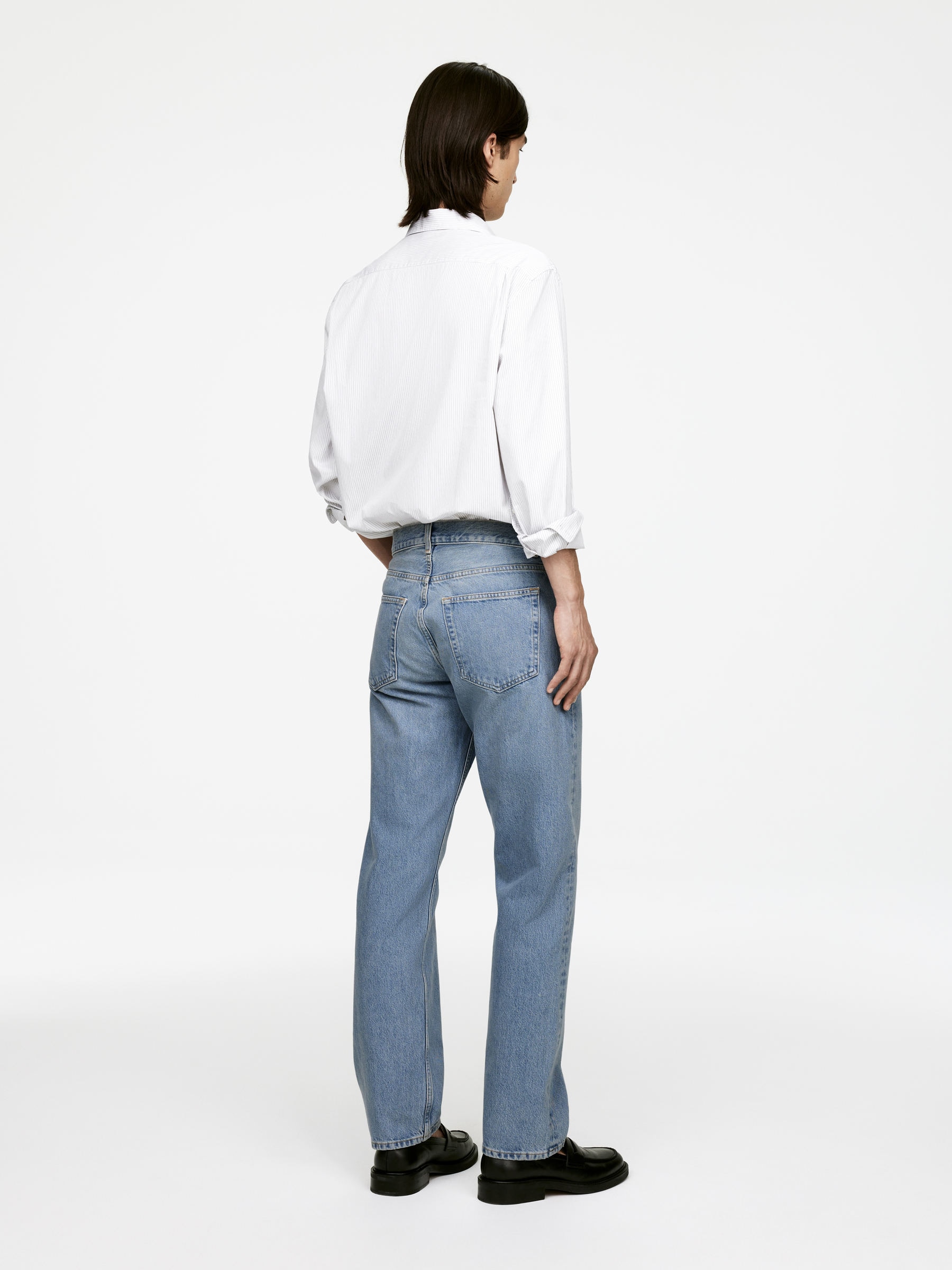 OCEAN Loose Straight Jeans - Blue - Loose fit - Men - StillMedia/Lookbook - 8