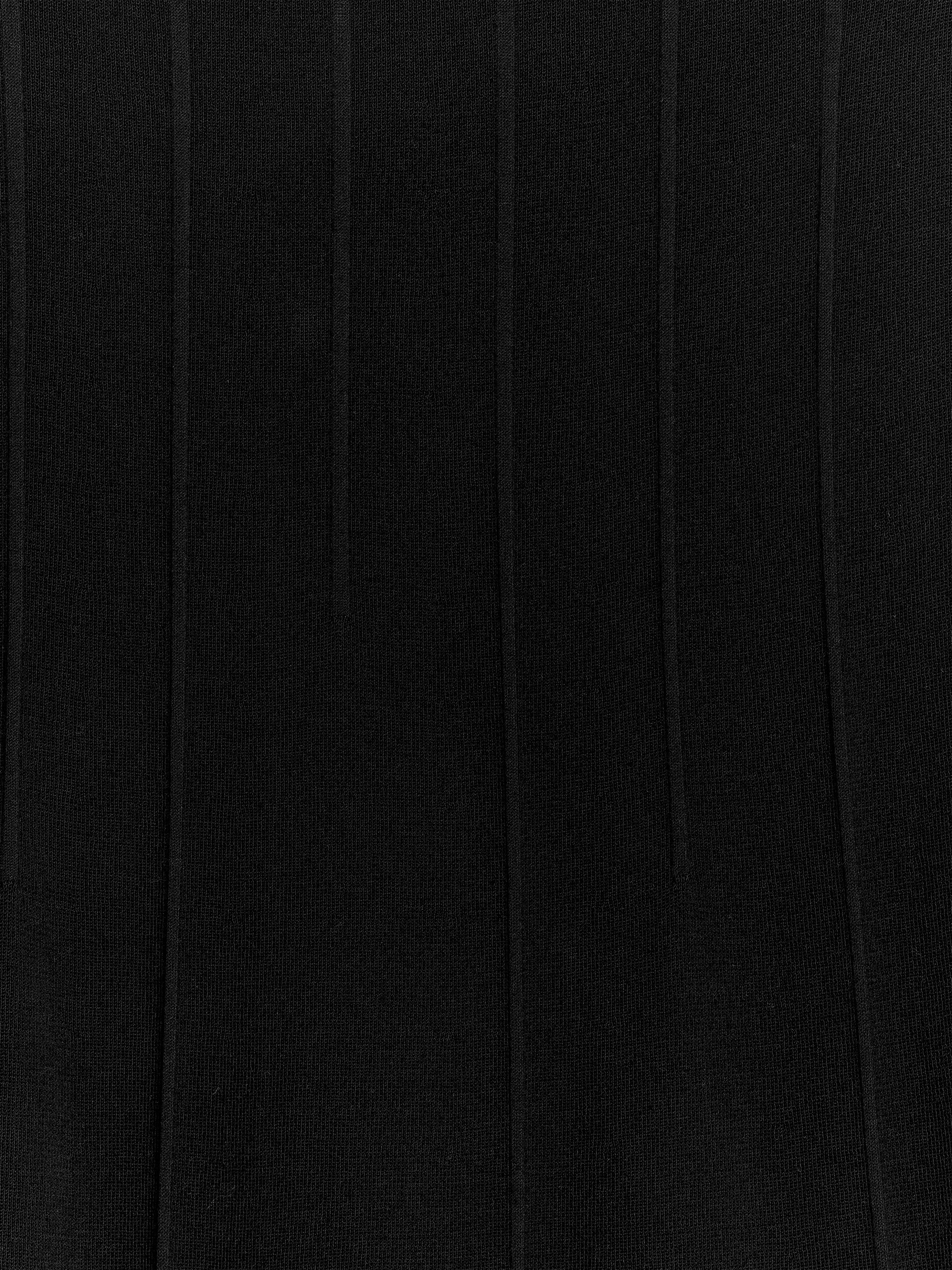 Zobacz większy obraz: Spódnica z prążkowanej dzianiny - Czarny - ONA | H&M PL 2