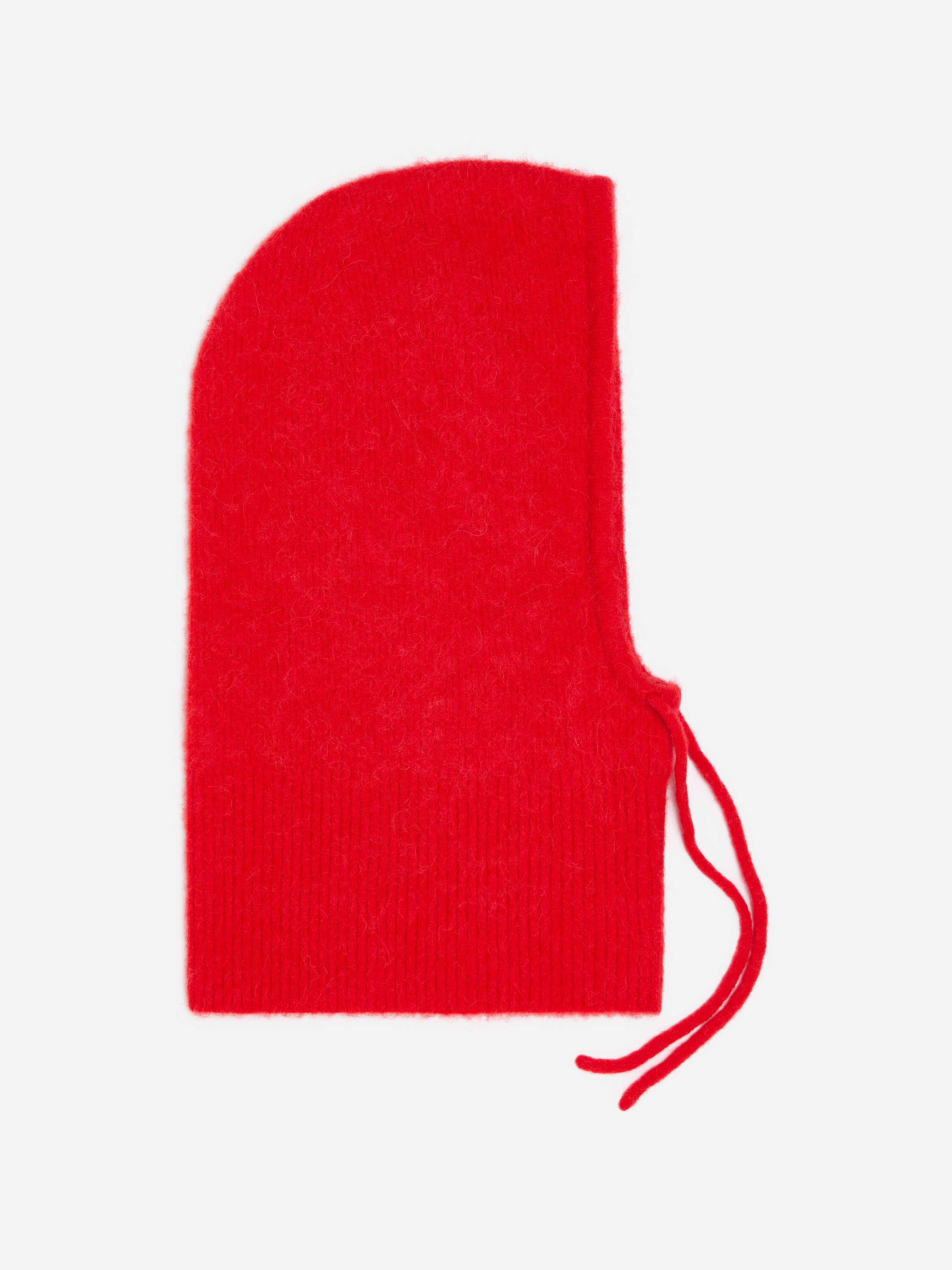 Balaclava aus Alpakawolle und Wolle - Rot