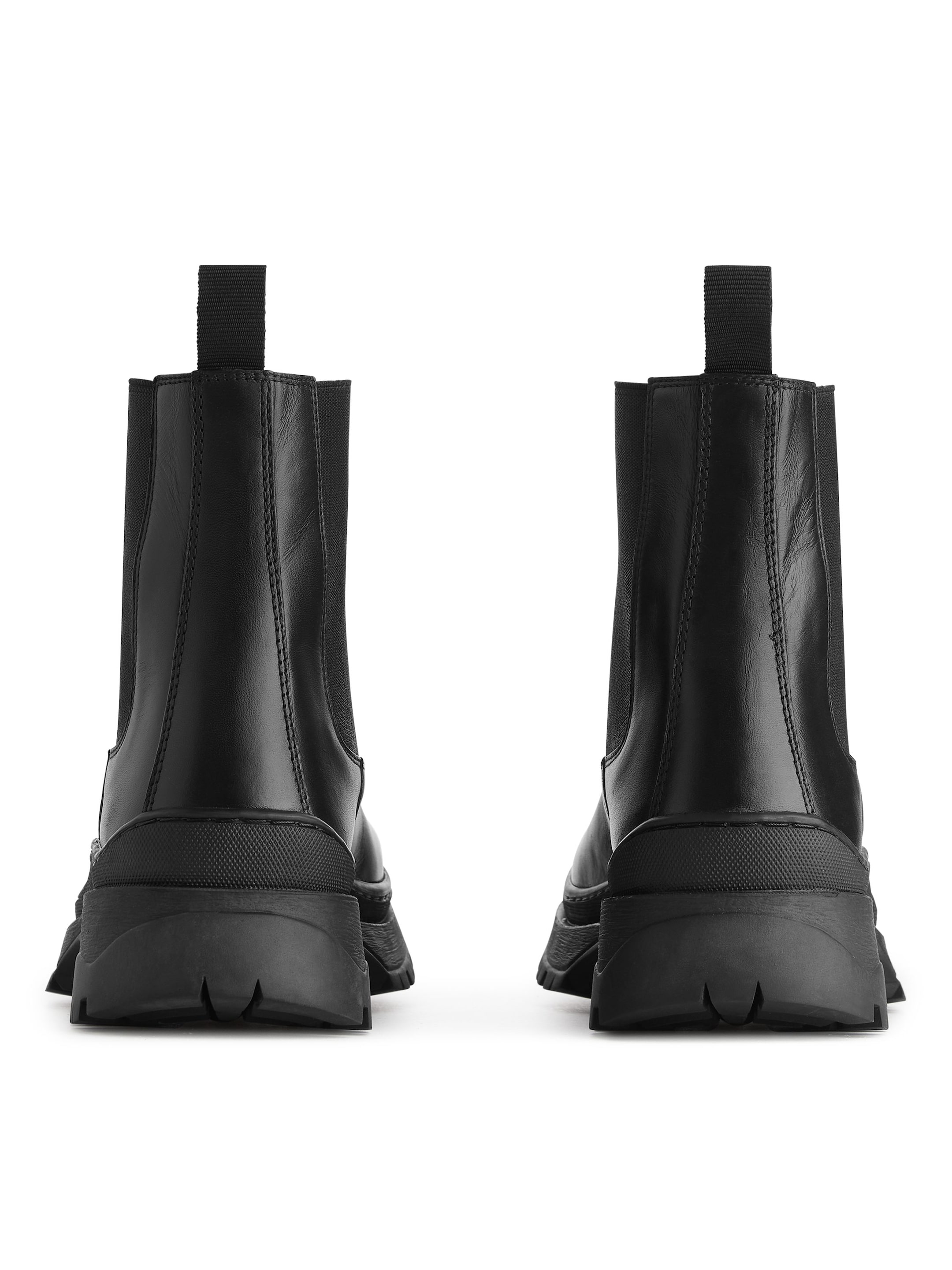 Vis større bilde: Chunky-Sole Leather Boots - Svart - HERRE | H&M NO 4