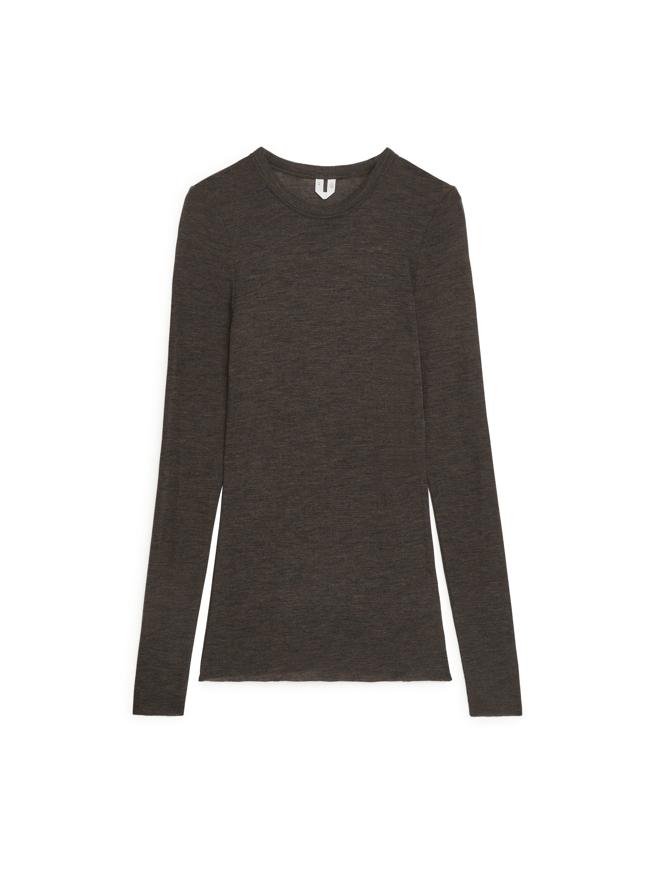 Größeres Bild ansehen: Langärmliges Oberteil aus Merinowolle - Braun - Ladies | H&M DE 1