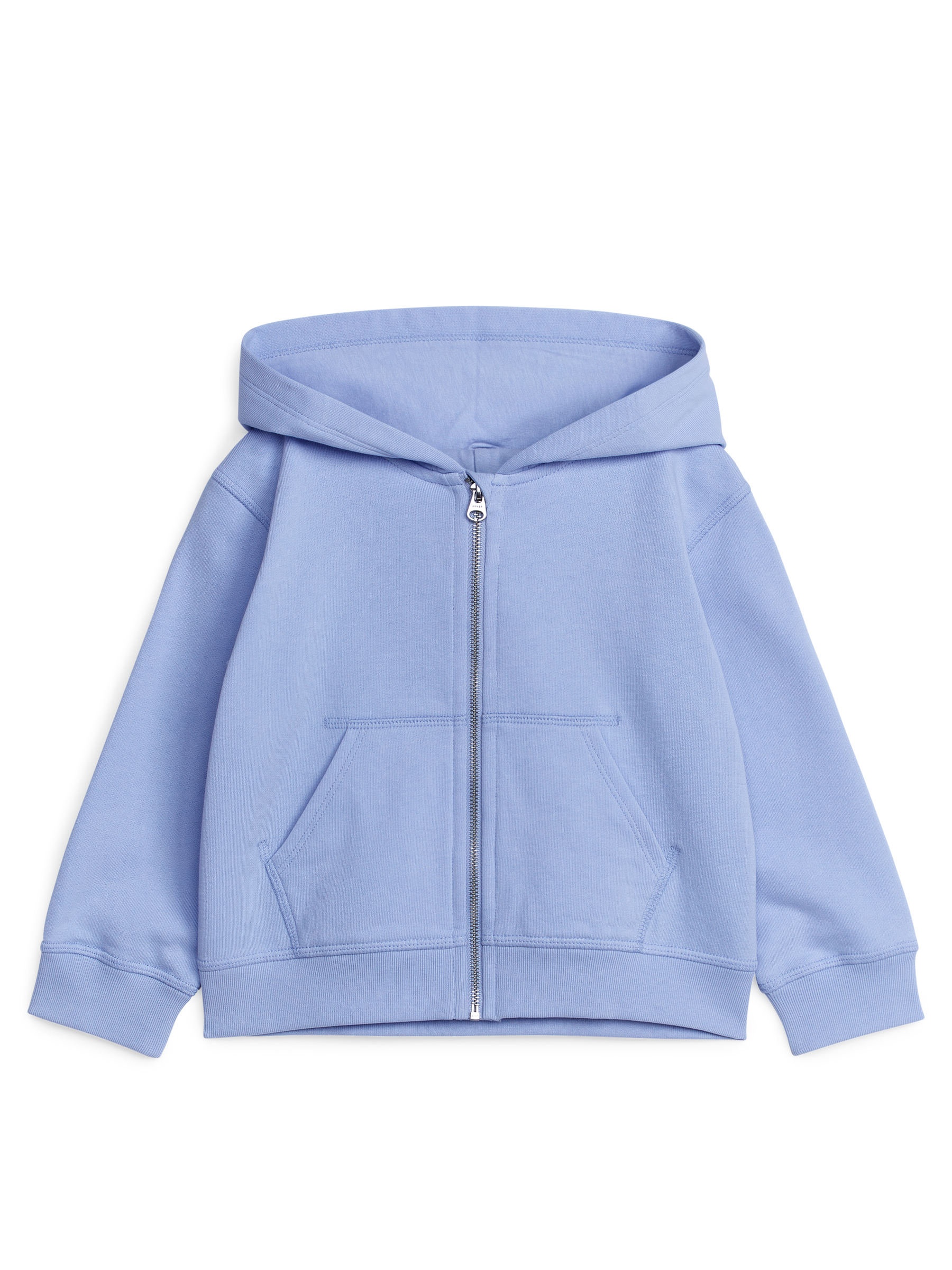 Zip Hoodie - Dusty Light Blue - Loose fit - Children - StillMedia/DescriptiveStillLife - 1
