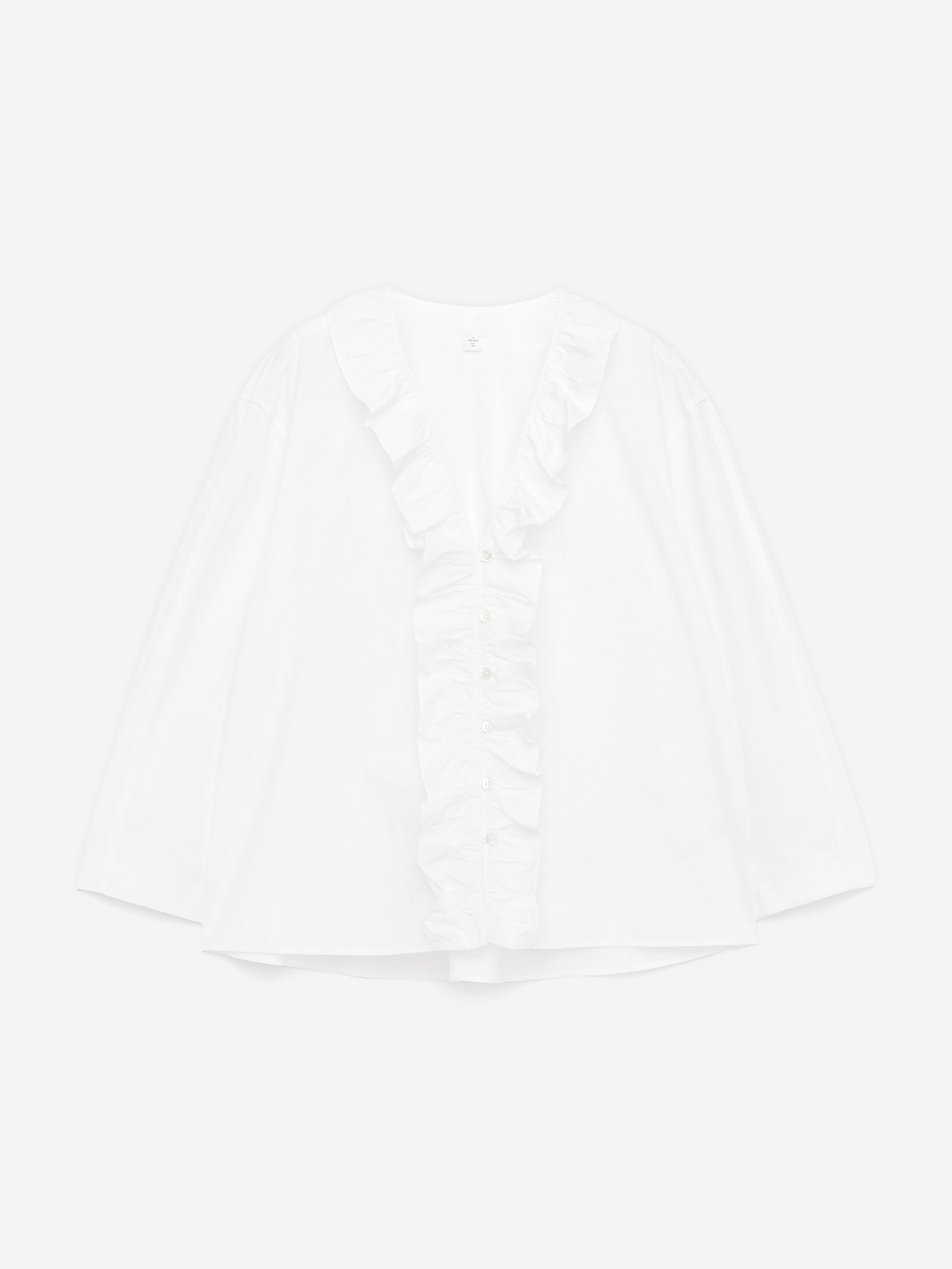 Größeres Bild anzeigen: Rüschenbluse - Weiß - Ladies | H&M AT 5