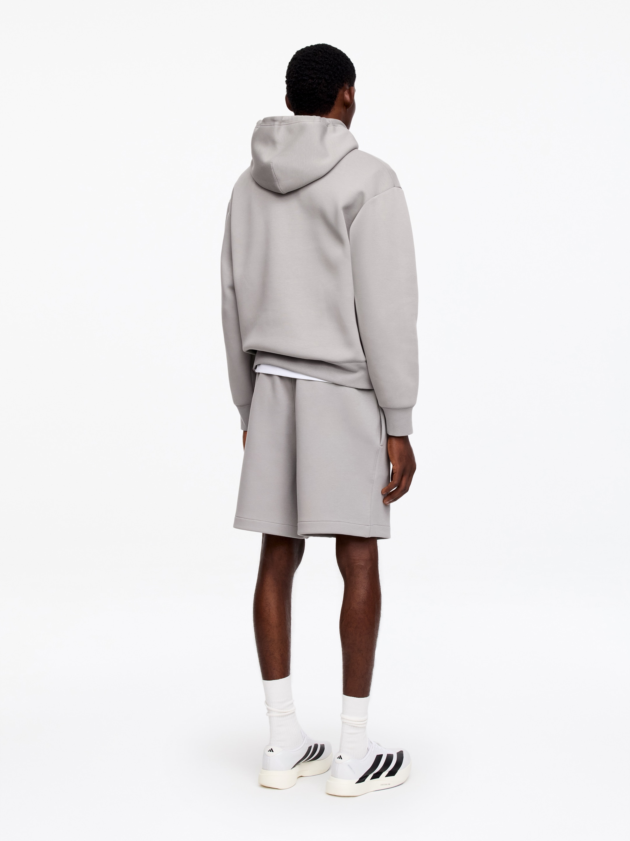 ARKET ACTIVE Jerseyshorts - Mullvadsgrå - Loose fit - Men - StillMedia/Lookbook - 5