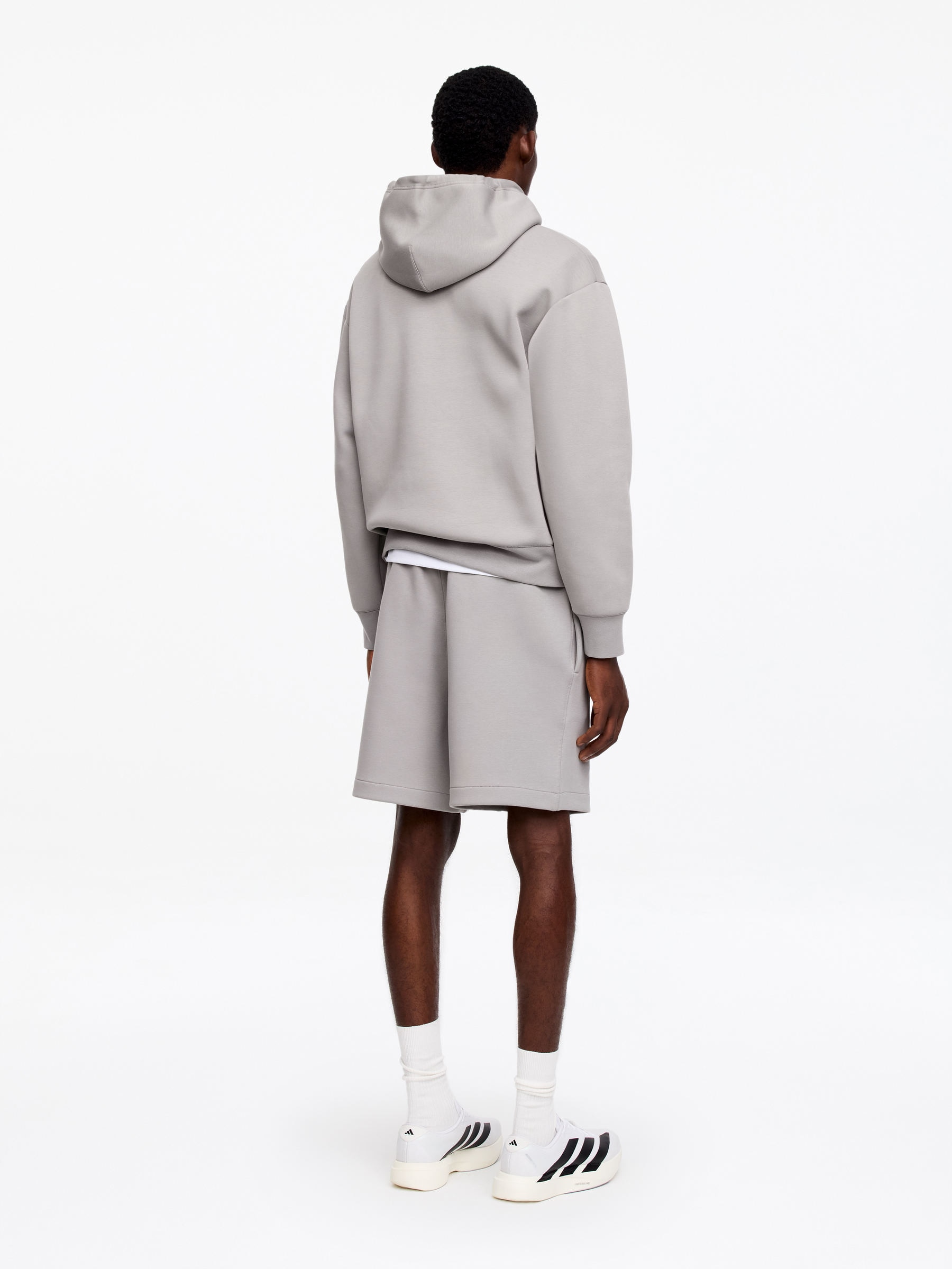 Relaxed Jersey Shorts - Mole - Loose fit - Men - StillMedia/Lookbook - 5