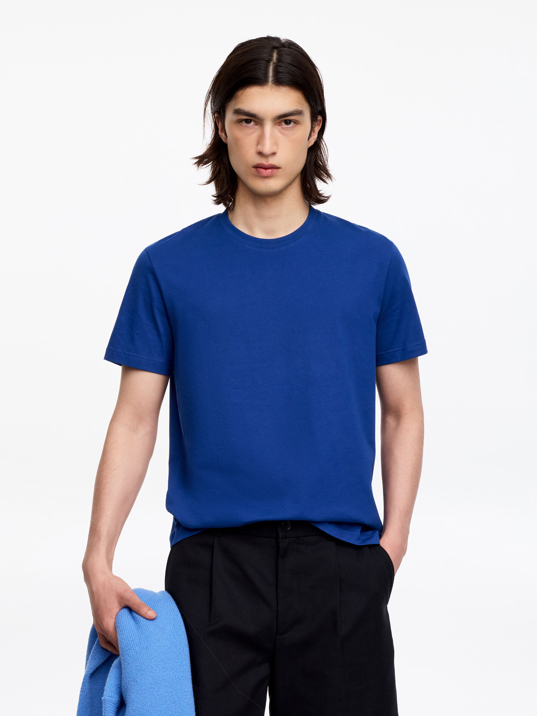 Camiseta regular fit de 170 GSM - Azul brillante - Corte estándar - Men - StillMedia/Lookbook - 2