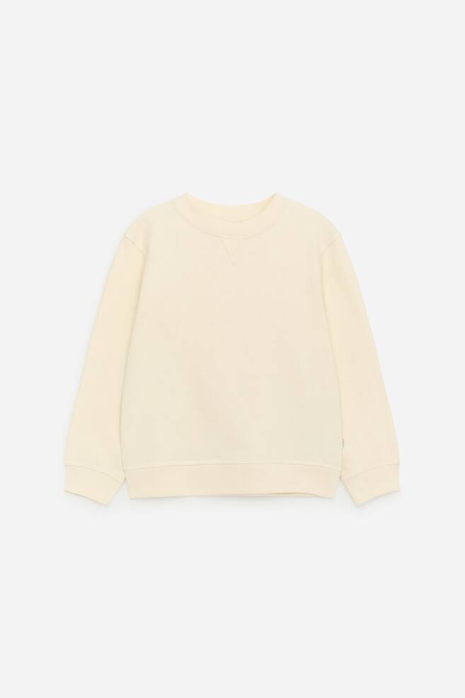French Terry Sweatshirt - Butter Yellow/Dark Blue/Grey Melange/Lilac Pink/Dark Green/Sky Blue/Lilac - 1