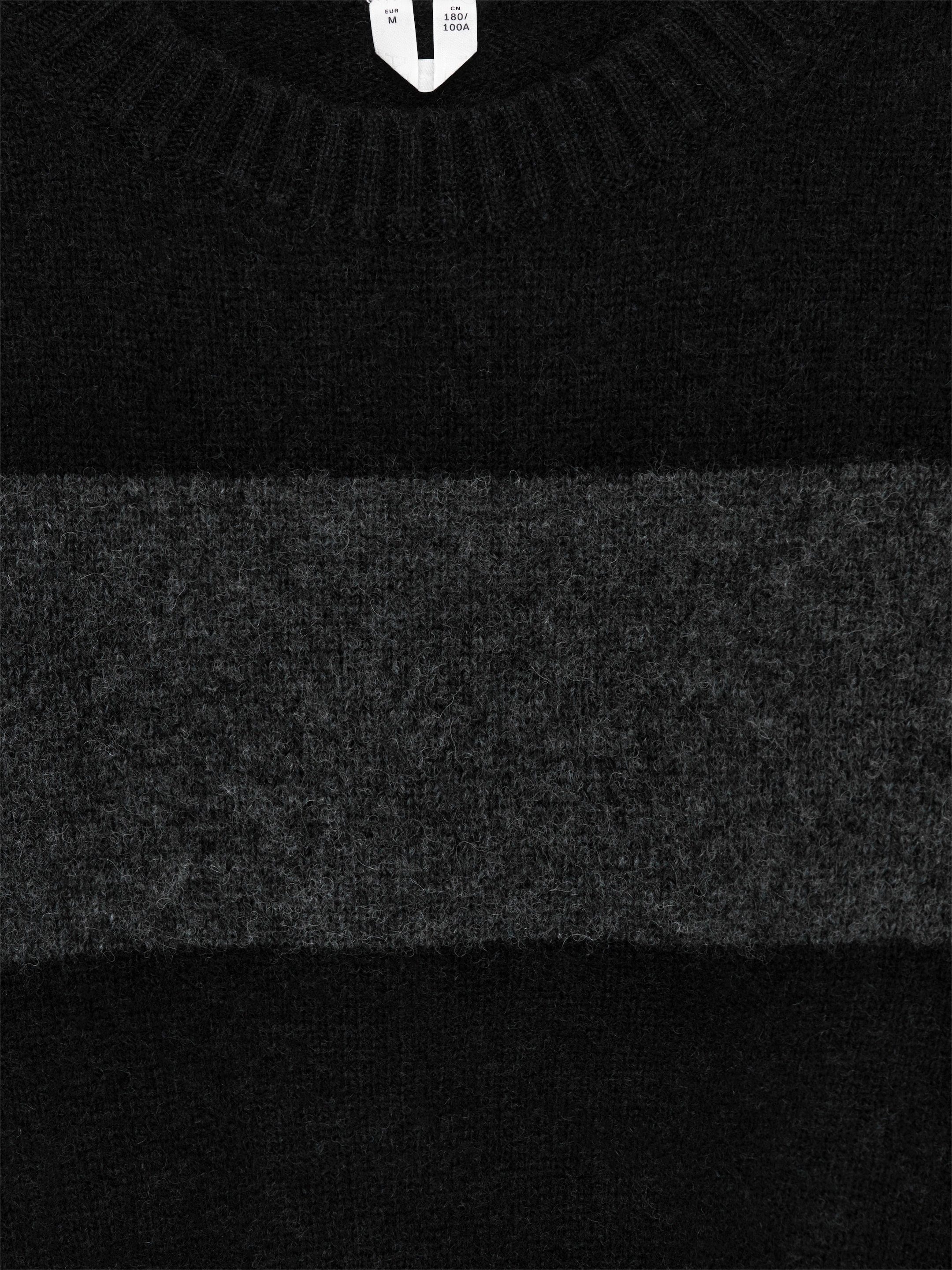 Wool Jumper - Black/Grey - Regular fit - Men - StillMedia/DescriptiveDetail - 1