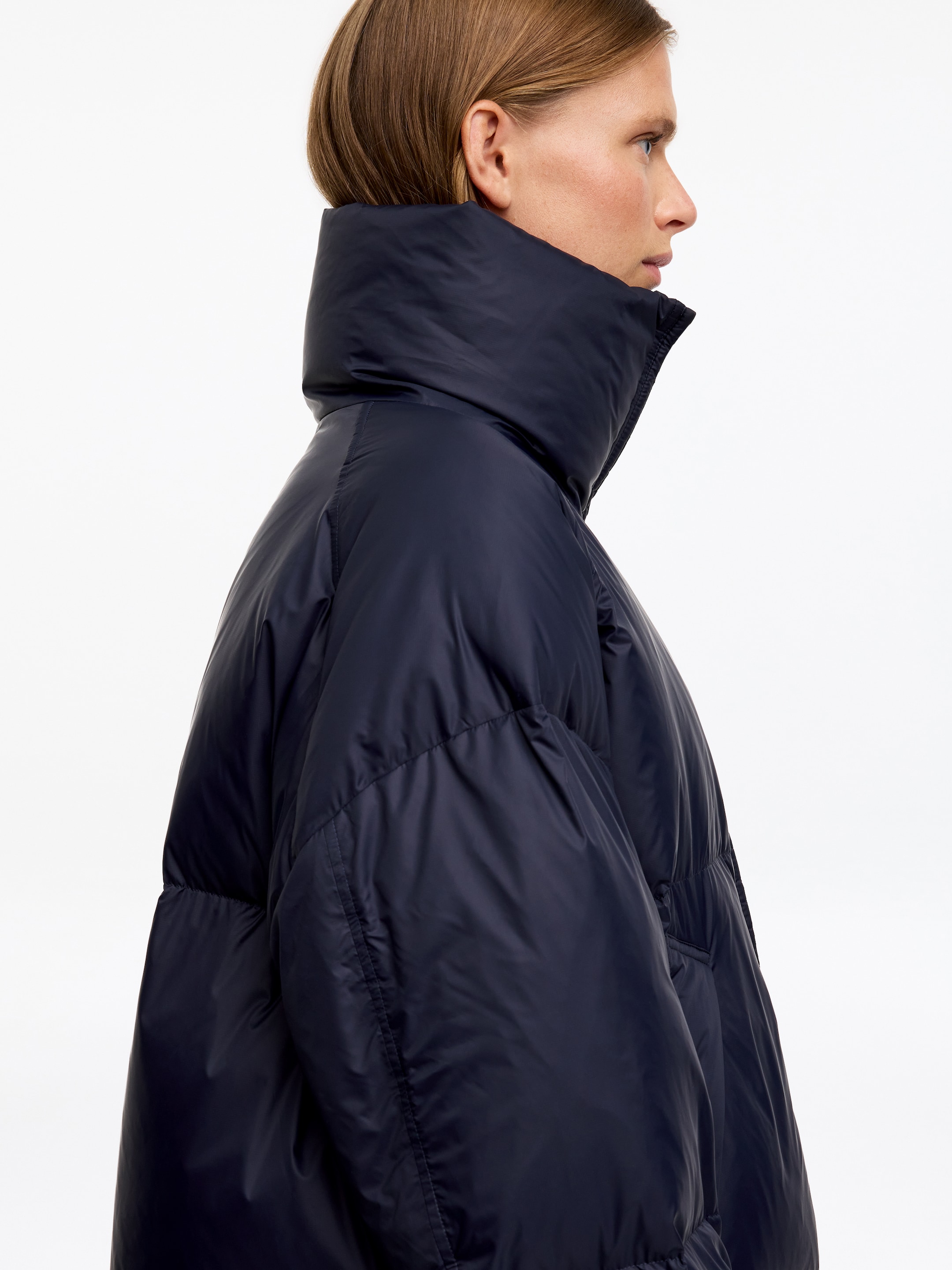 Upcycled Down™ Steppjacke - Dunkelblau - Oversize - women - StillMedia/Lookbook - 3