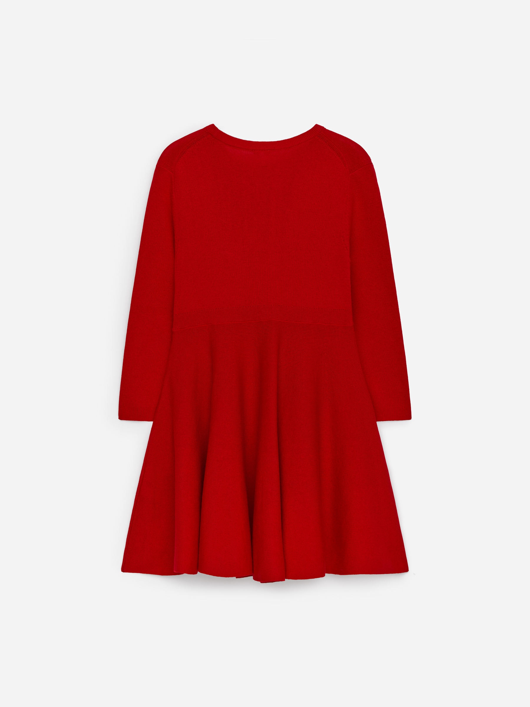 Knit Cotton-Wool Dress - Red - Regular fit - Children - StillMedia/DescriptiveStillLife - 3