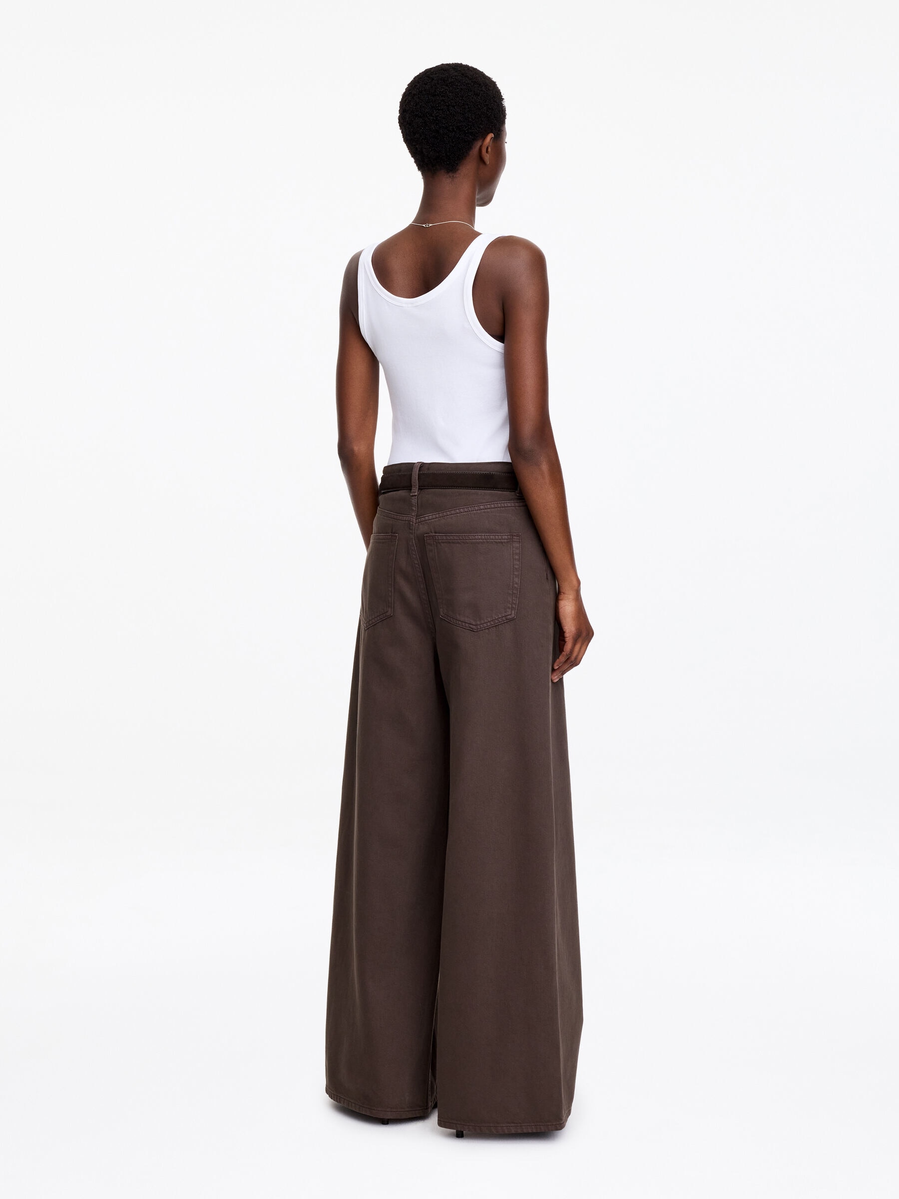 Jean large oversize CEDAR - Marron - Oversized - Femme - StillMedia/Lookbook - 4