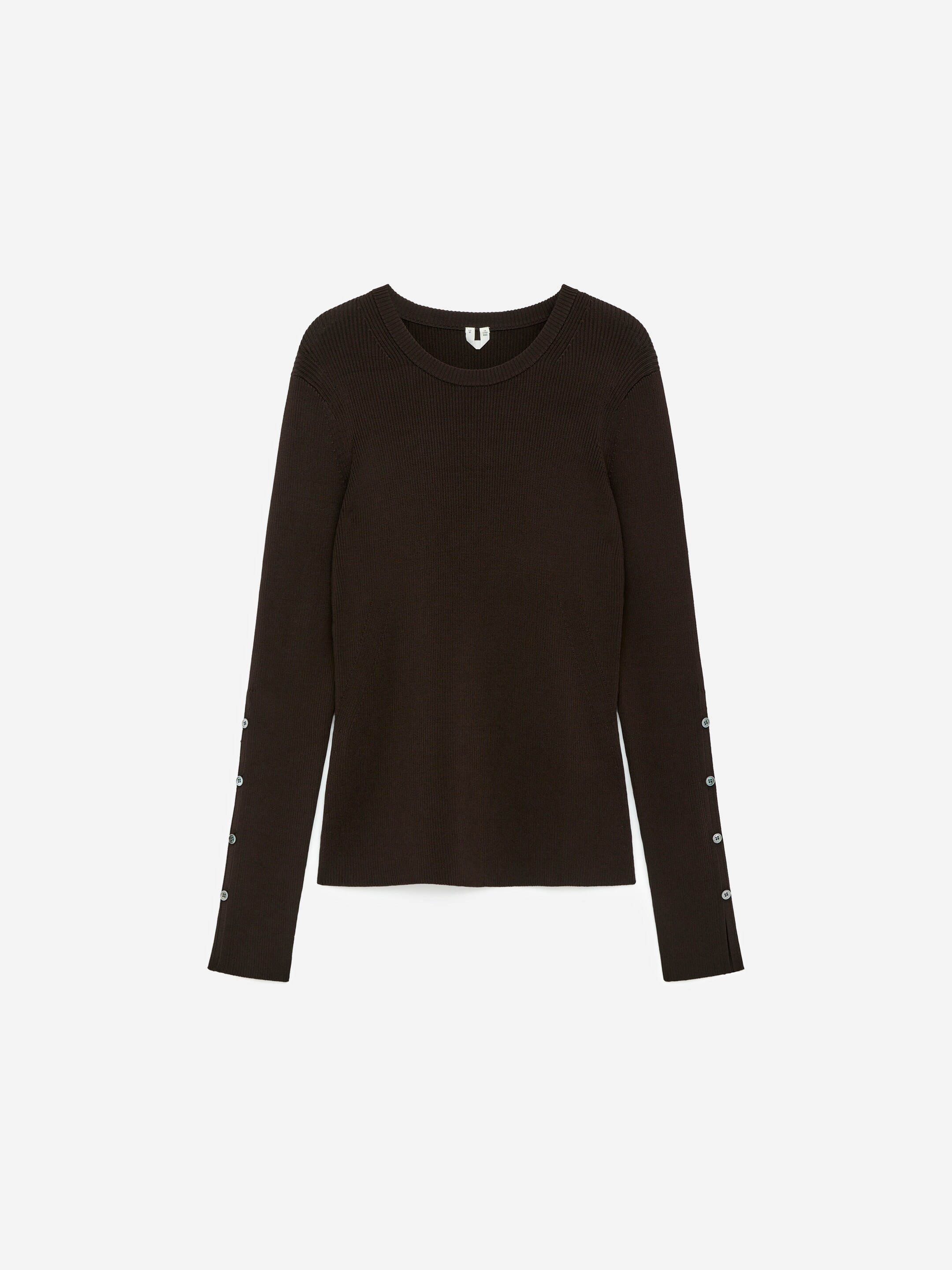 Größeres Bild ansehen: Geripptes Oberteil - Dunkelbraun - Ladies | H&M DE 5