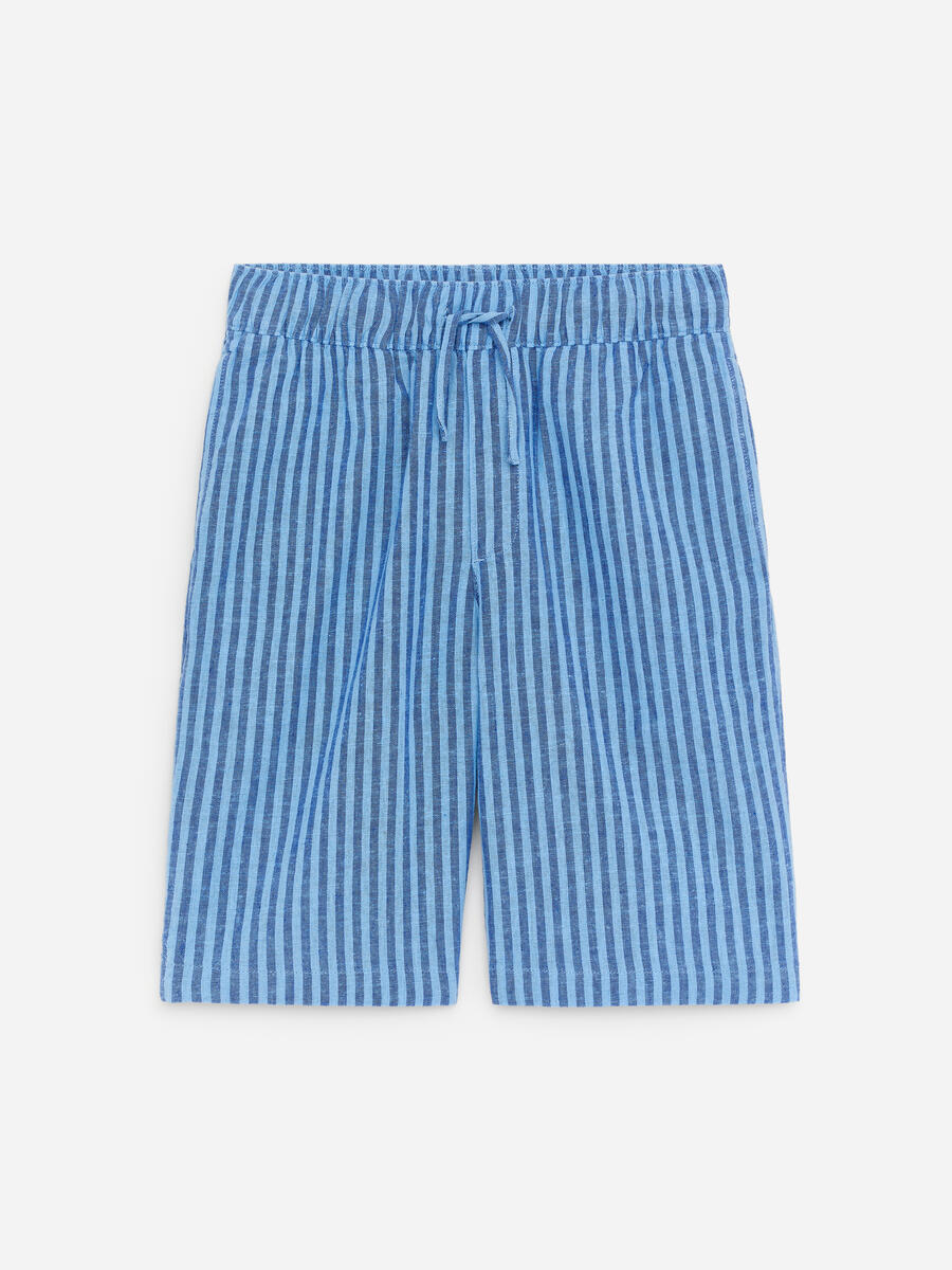 ARKET Boys  Linen Shorts Blue,  size 98