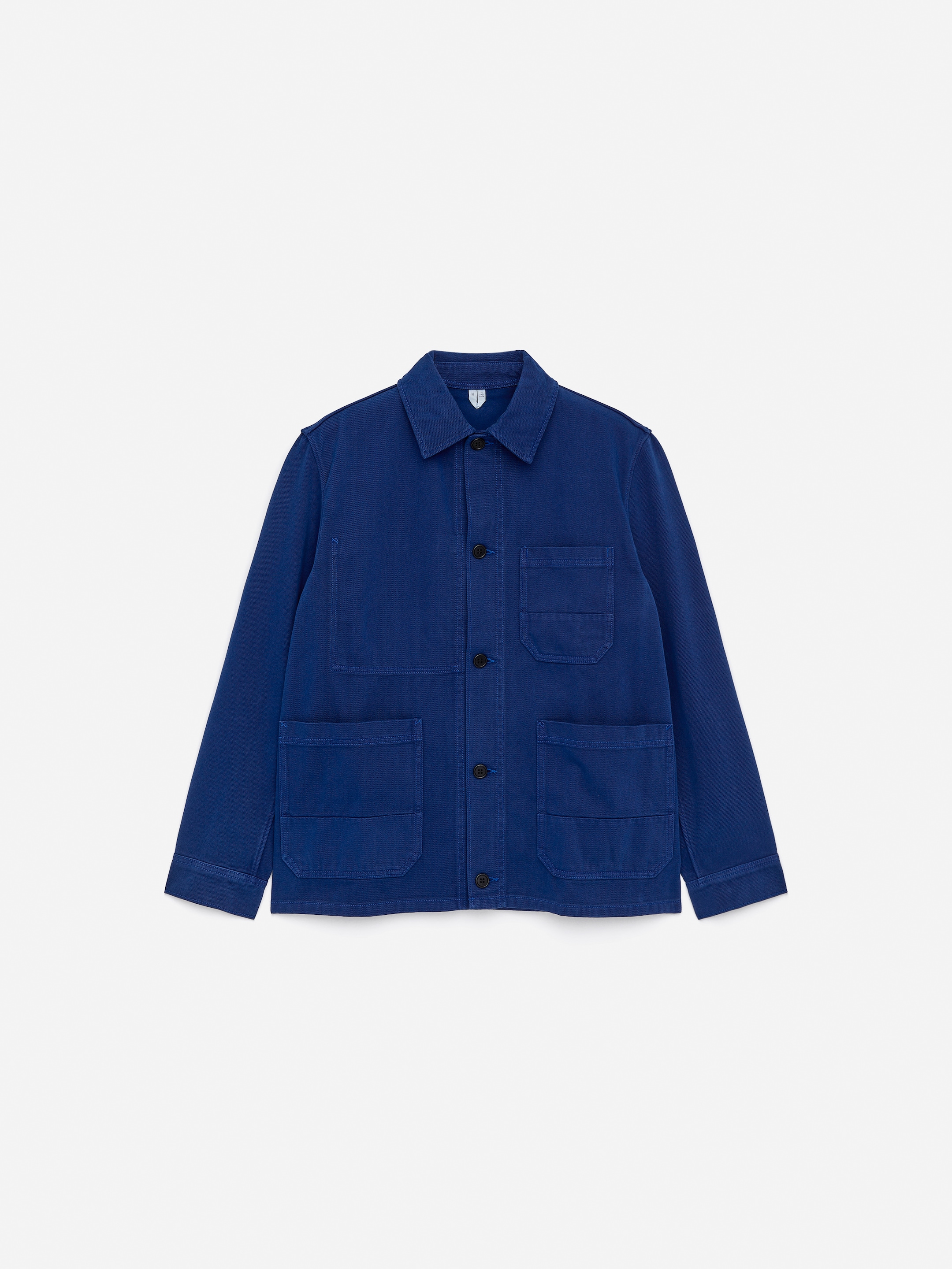 Überhemd aus überfärbtem Twill-#21305A-16175