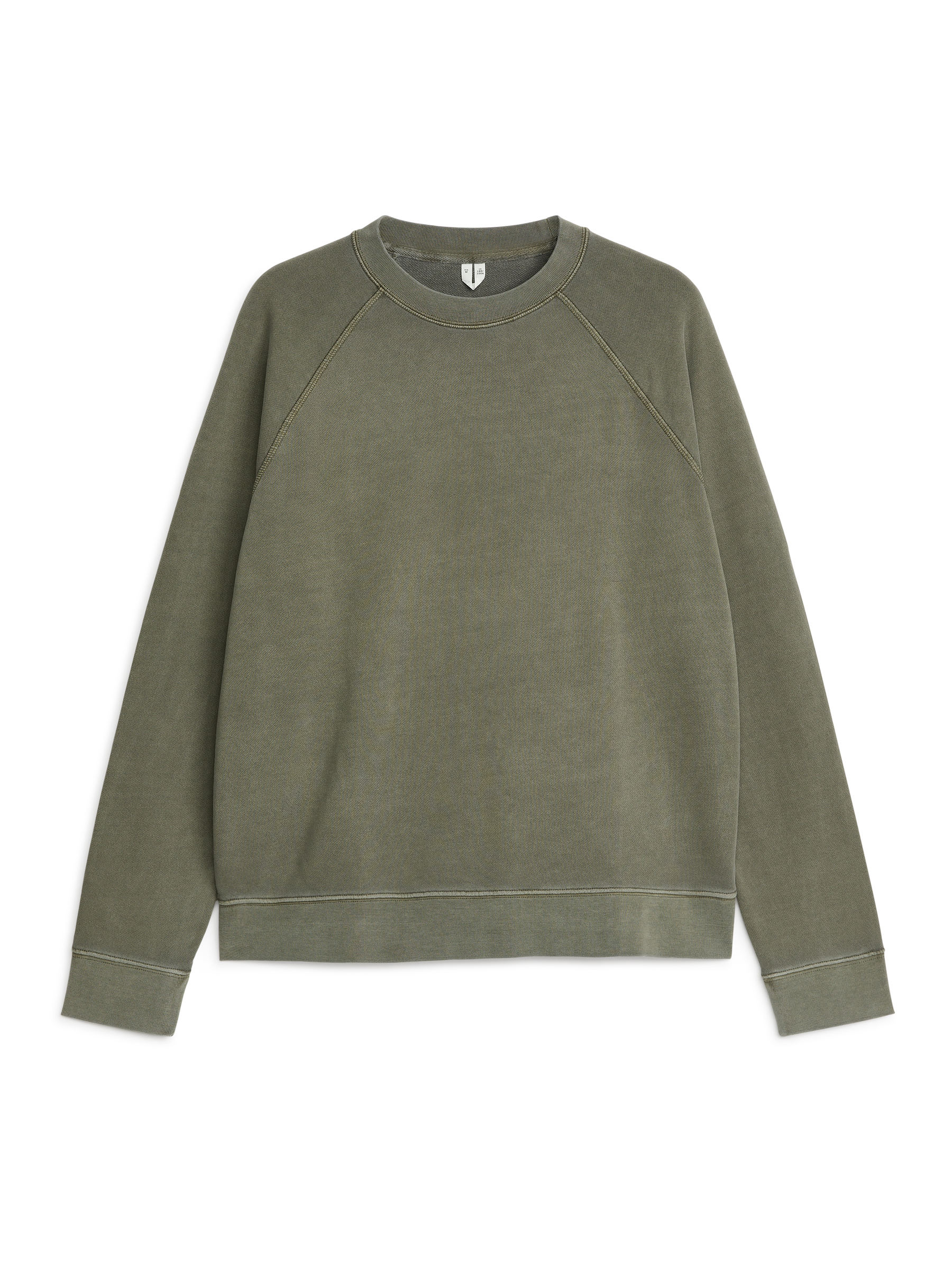 Stückgefärbtes Sweatshirt von Active - Khaki - Regular Fit - Herren - StillMedia/DescriptiveStillLife - 1