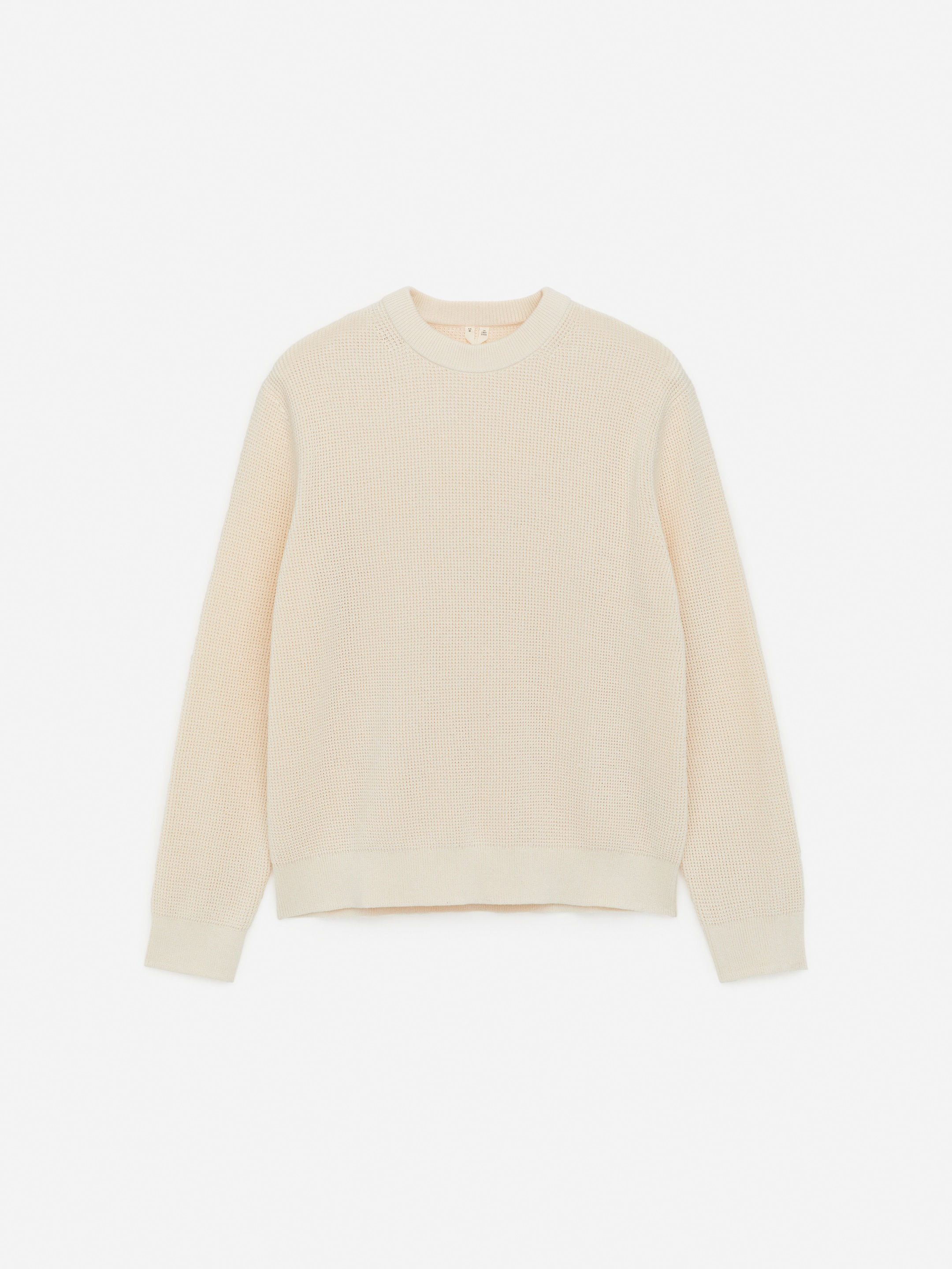 Visualizza immagine più grande: Maglione a nido d'ape - Bianco sporco - UOMO | H&M IT 1