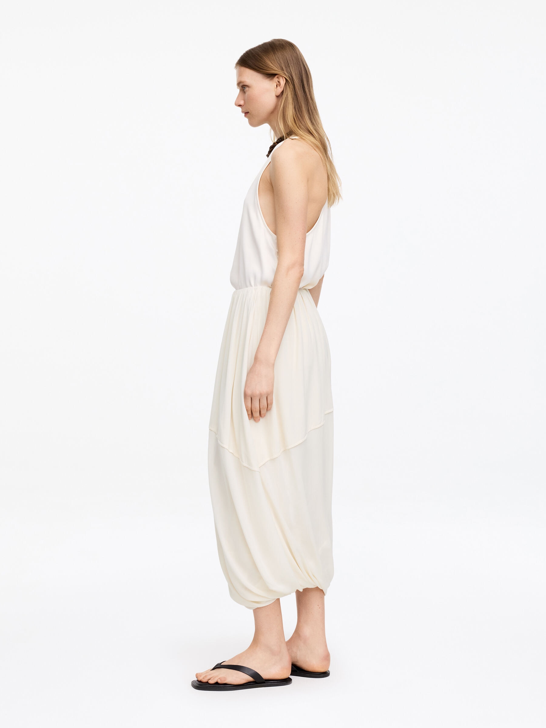 Draped Maxi Skirt - Off White - Regular fit - Women - StillMedia/Lookbook - 5