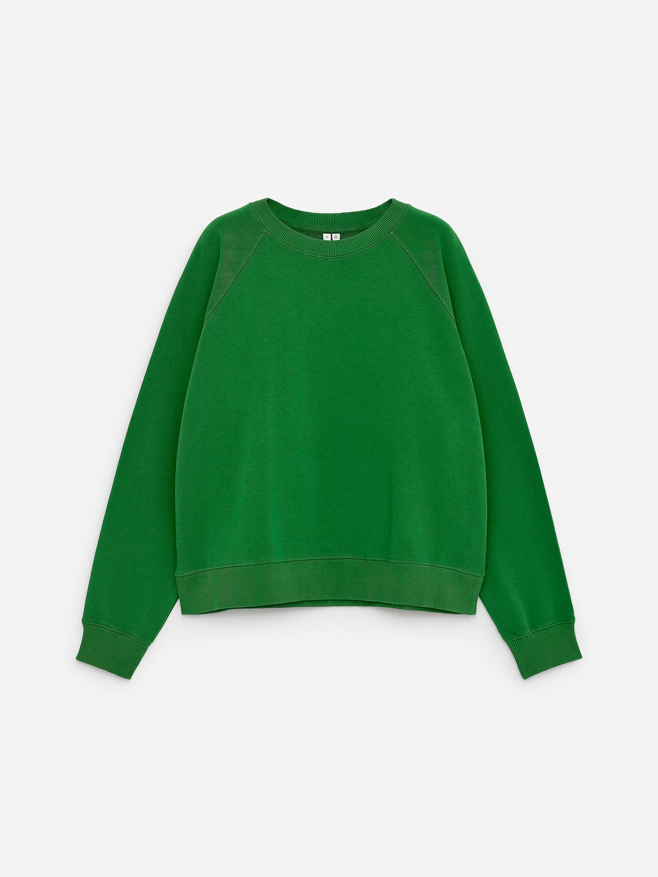 Terry Sweatshirt - Green - Regular fit - Women - StillMedia/DescriptiveStillLife - 2