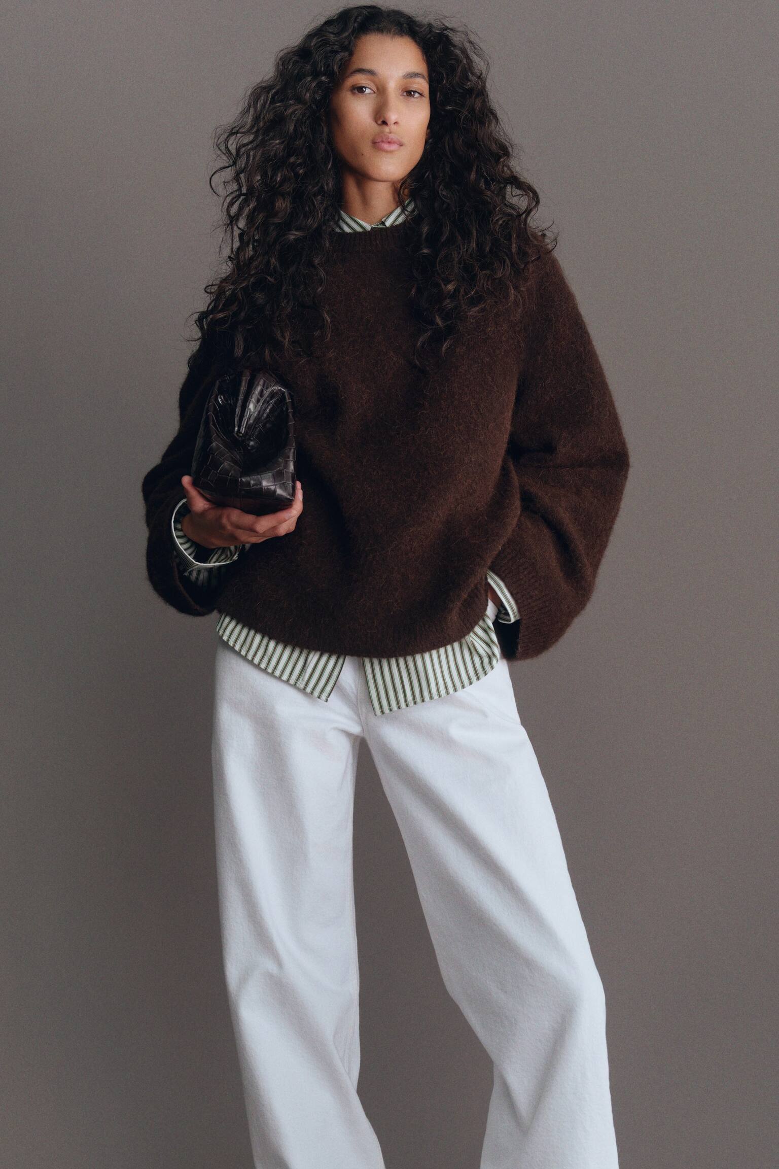 Chemise oversize en coton - Vert/Blanc - 7