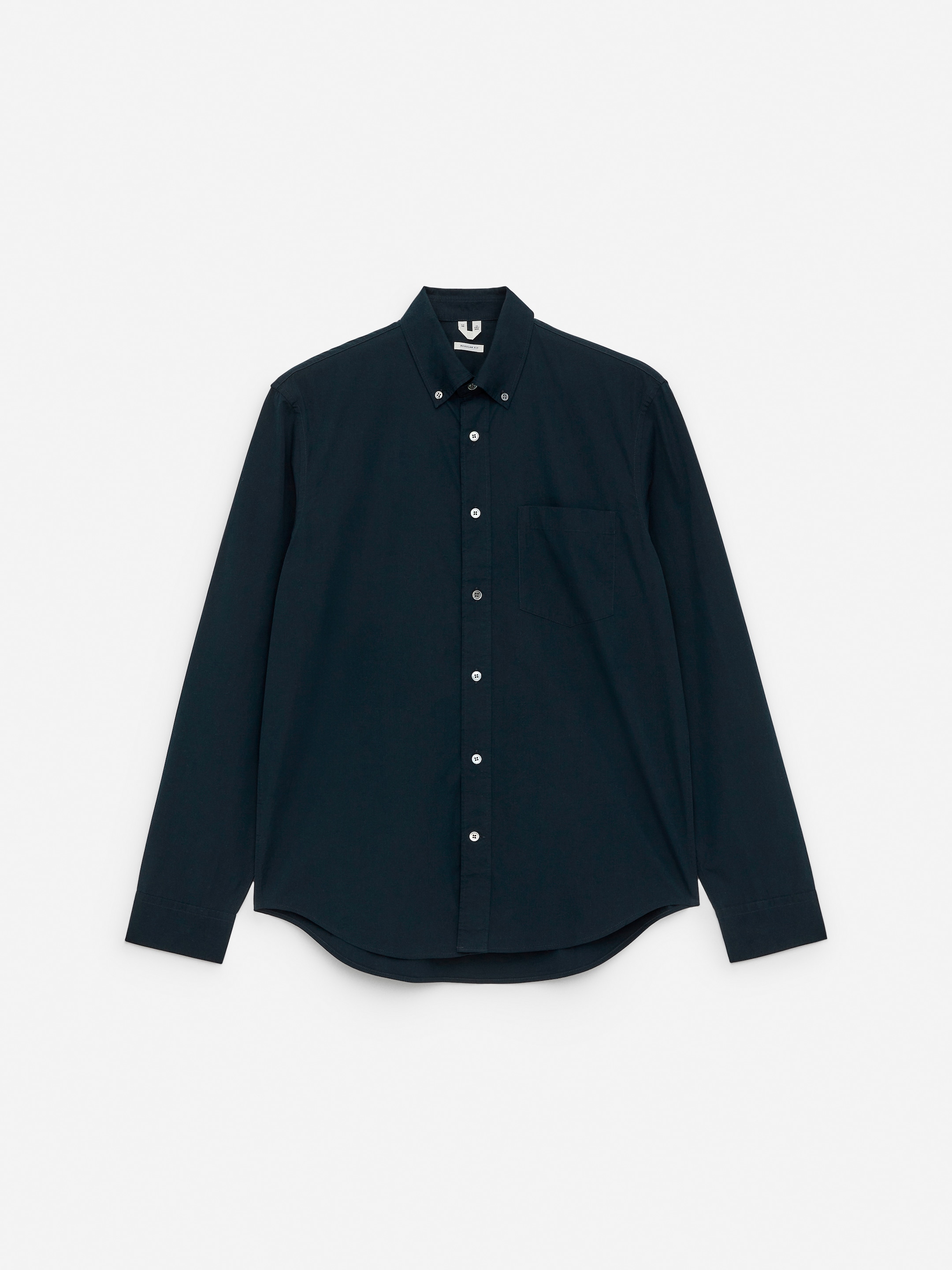 Grösseres Bild ansehen: Button-down-Hemd aus Popeline - Dunkelblau - HERREN | H&M CH 5