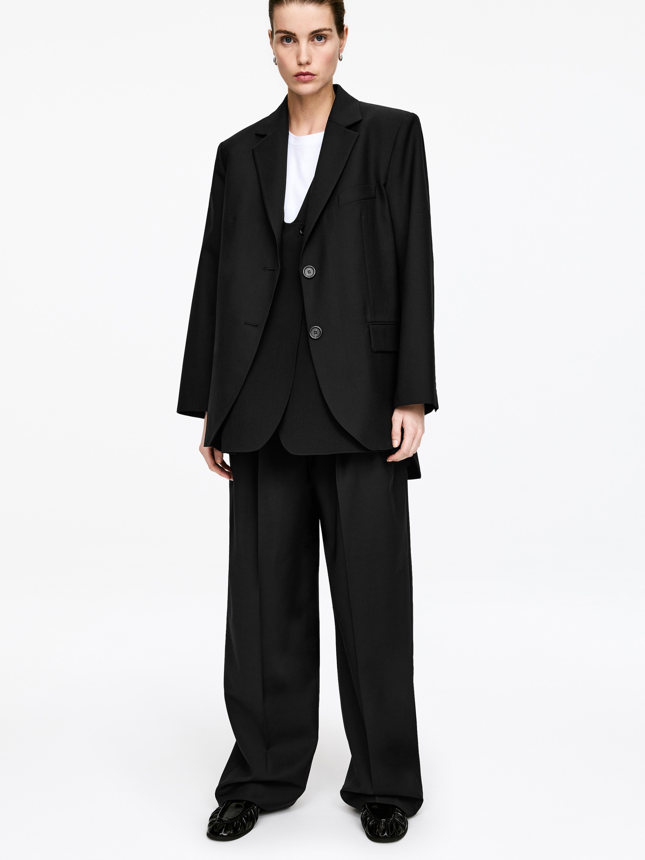 Skräddad väst - Svart - Regular fit - Women - StillMedia/Lookbook - 5