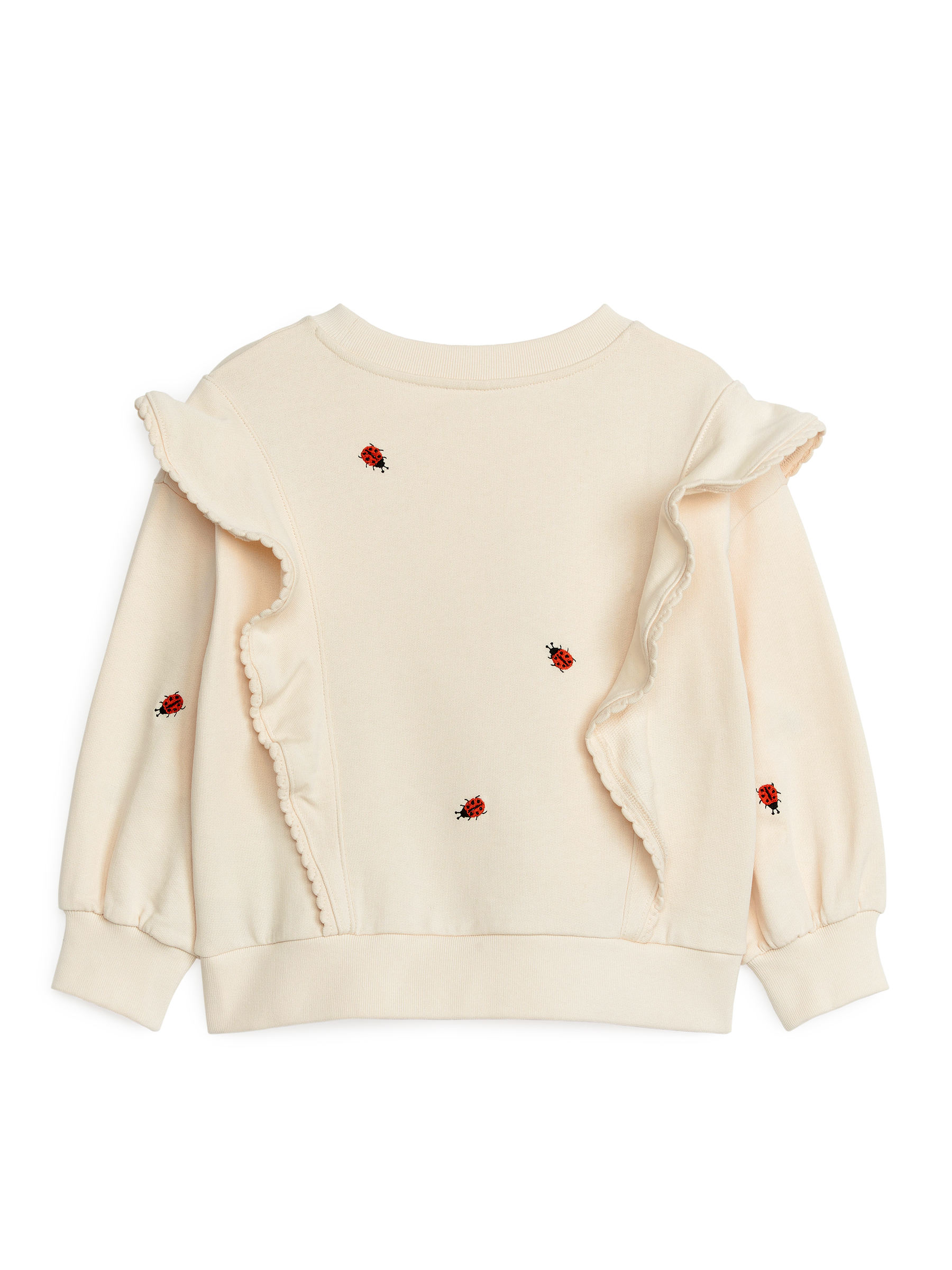 Baumwollsweatshirt mit Rüschen - Hafer - Loose Fit - Kinder - StillMedia/DescriptiveStillLife - 2