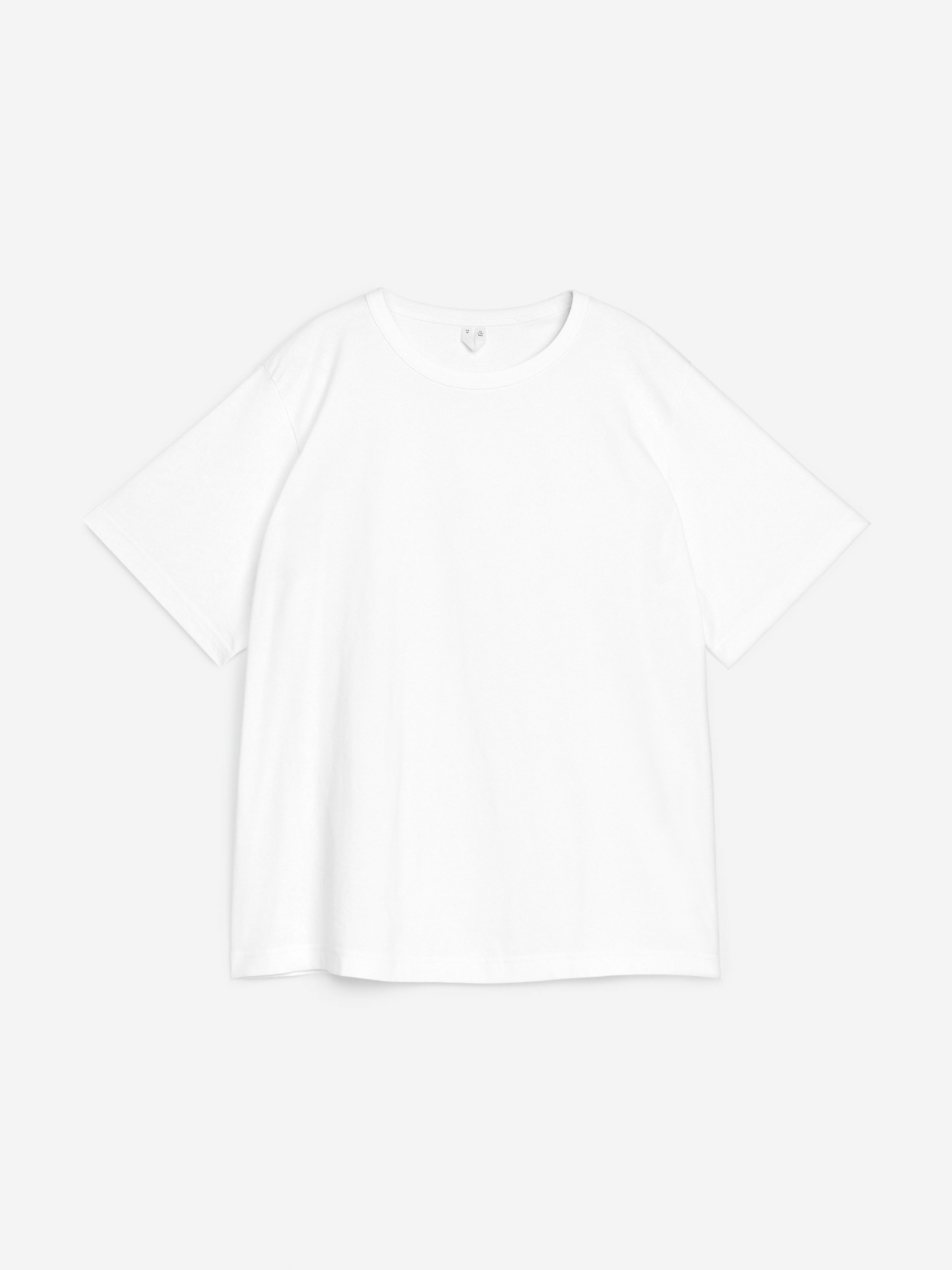 Oversized T-Shirt-White-12428