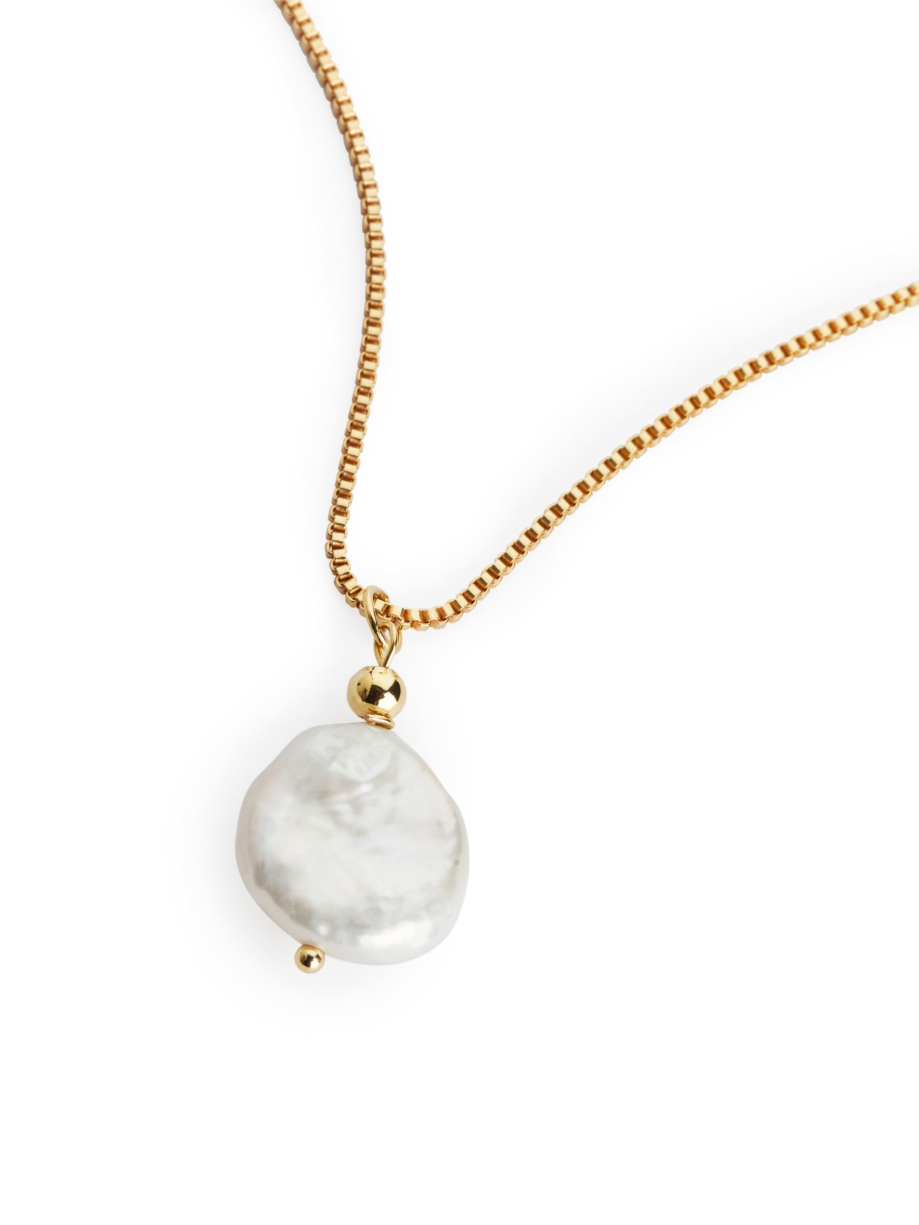 Halskette mit Süßwasserperle - Gold/Weiß - Damen - StillMedia/DescriptiveDetail - 2