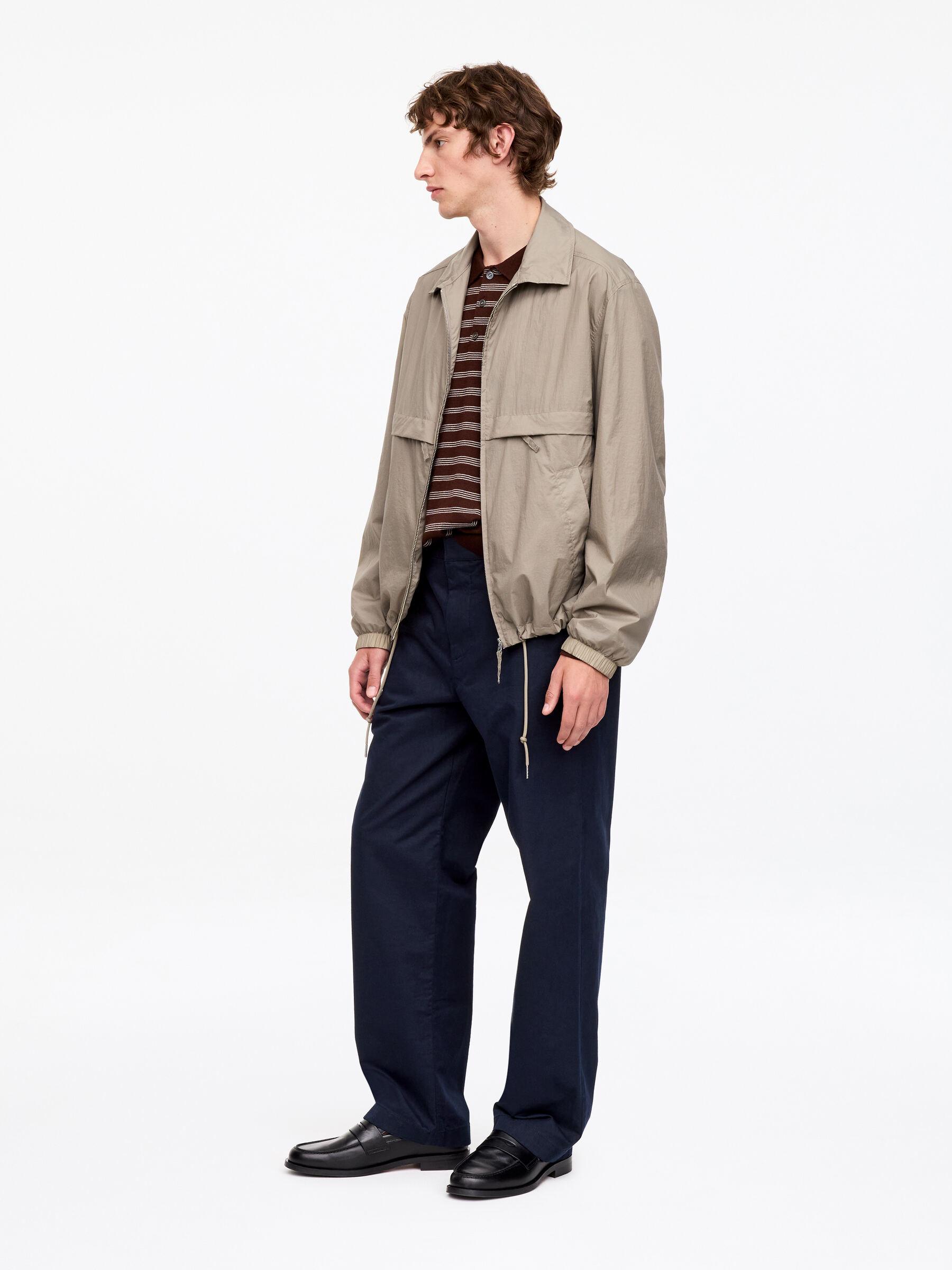 Wide-Fit Workwear Chinos - Dark Blue - Loose fit - Men - StillMedia/Lookbook - 4