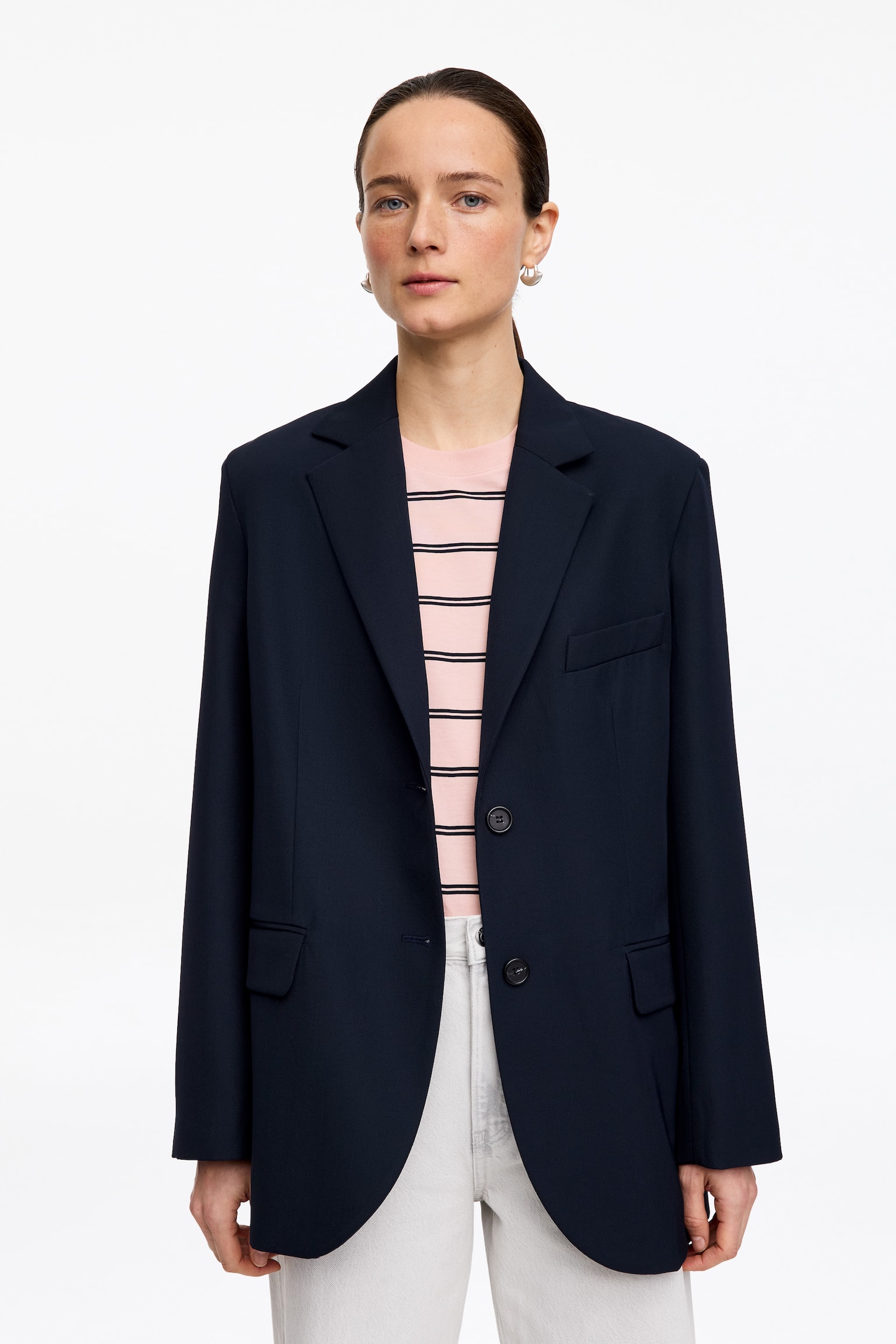 LILY T-shirt - Rosa/lila/Vit/mörkblå/Röd/Mörkblå/Vit/Svart/Blå/vit/Grå/Melange/Röd/vit/Rosa - 4