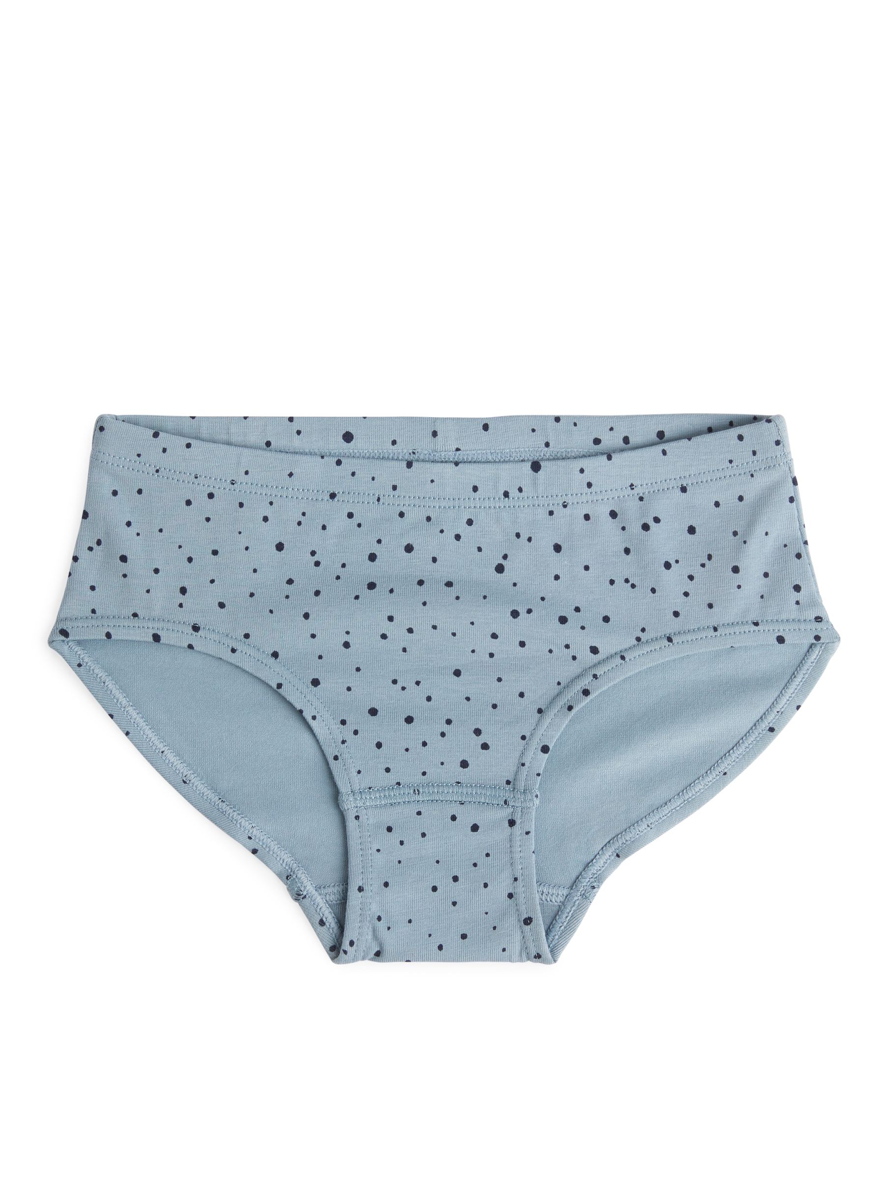 Slips aus Baumwolljersey, 3er-Set - blau/beige/weiß - Regular Fit - Kinder - StillMedia/DescriptiveStillLife - 3