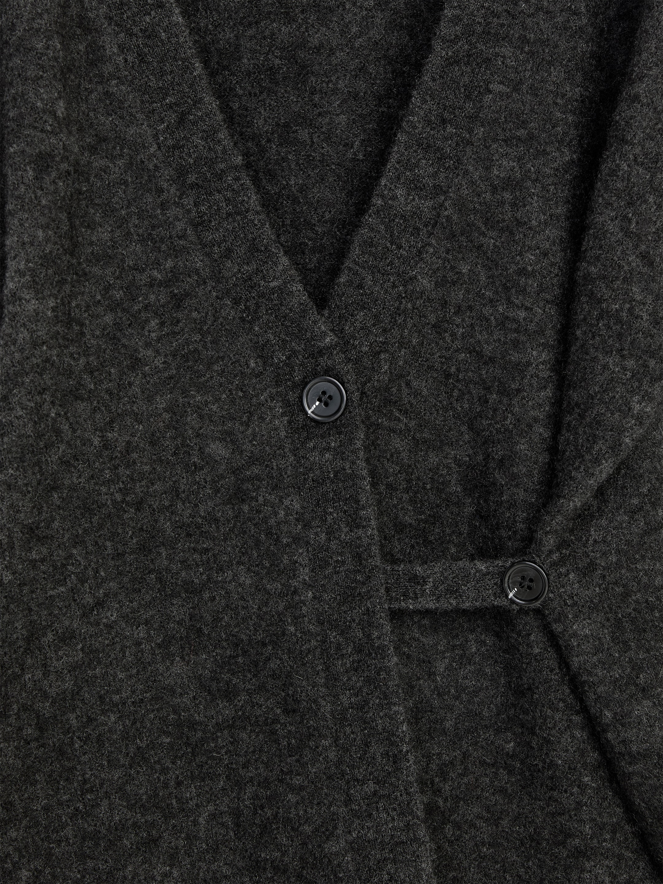 Strickjacke aus einer Alpaka-Wollmischung - Dunkelgrau - Regular Fit - women - StillMedia/DescriptiveDetail - 1