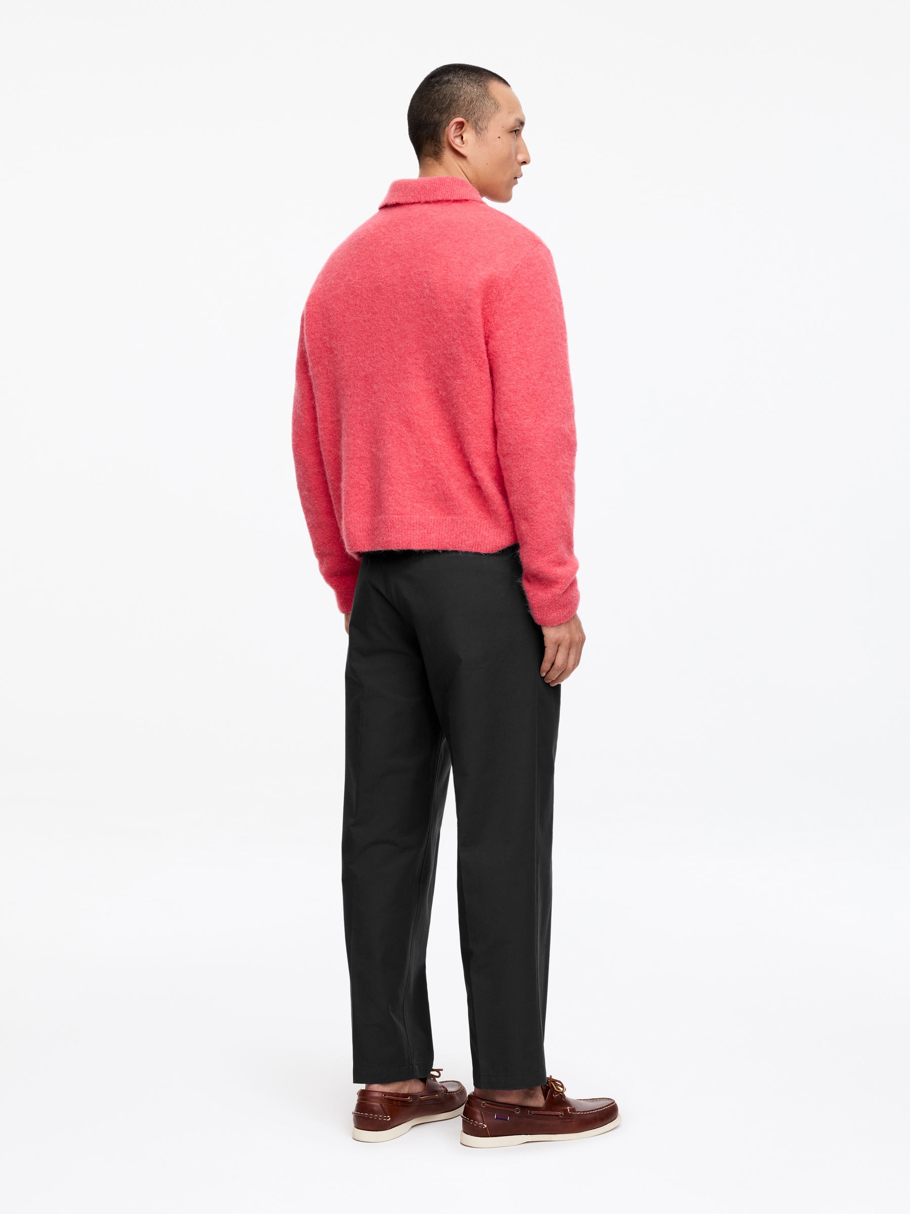 Cotton Trousers - Black - Relaxed fit - Men - StillMedia/Lookbook - 4