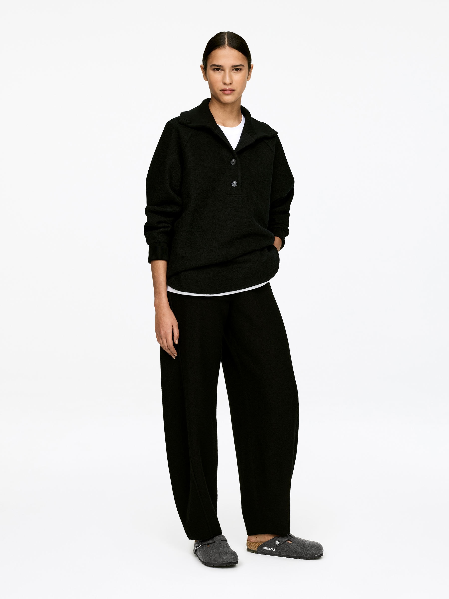 Birkenstock Boston Ulltofflor - Grå - Women - StillMedia/Lookbook - 9