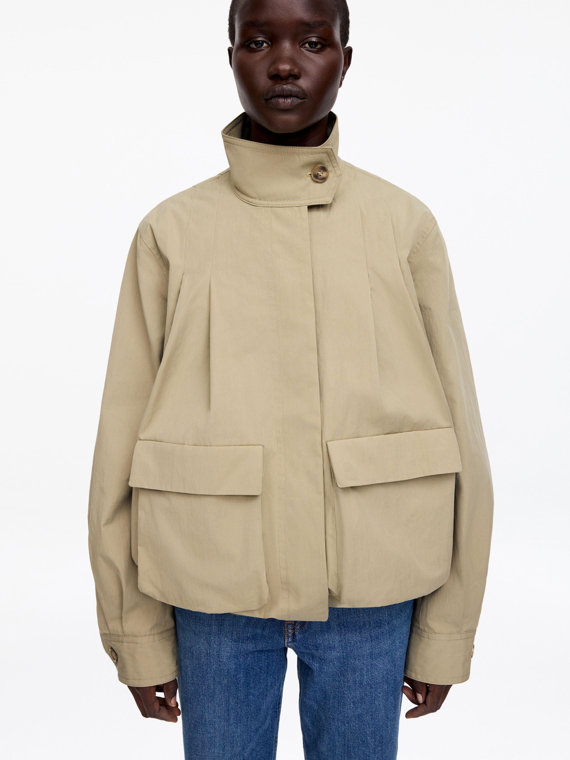 Veste-blouson - Beige - Relaxed fit - Femme - StillMedia/Lookbook - 6