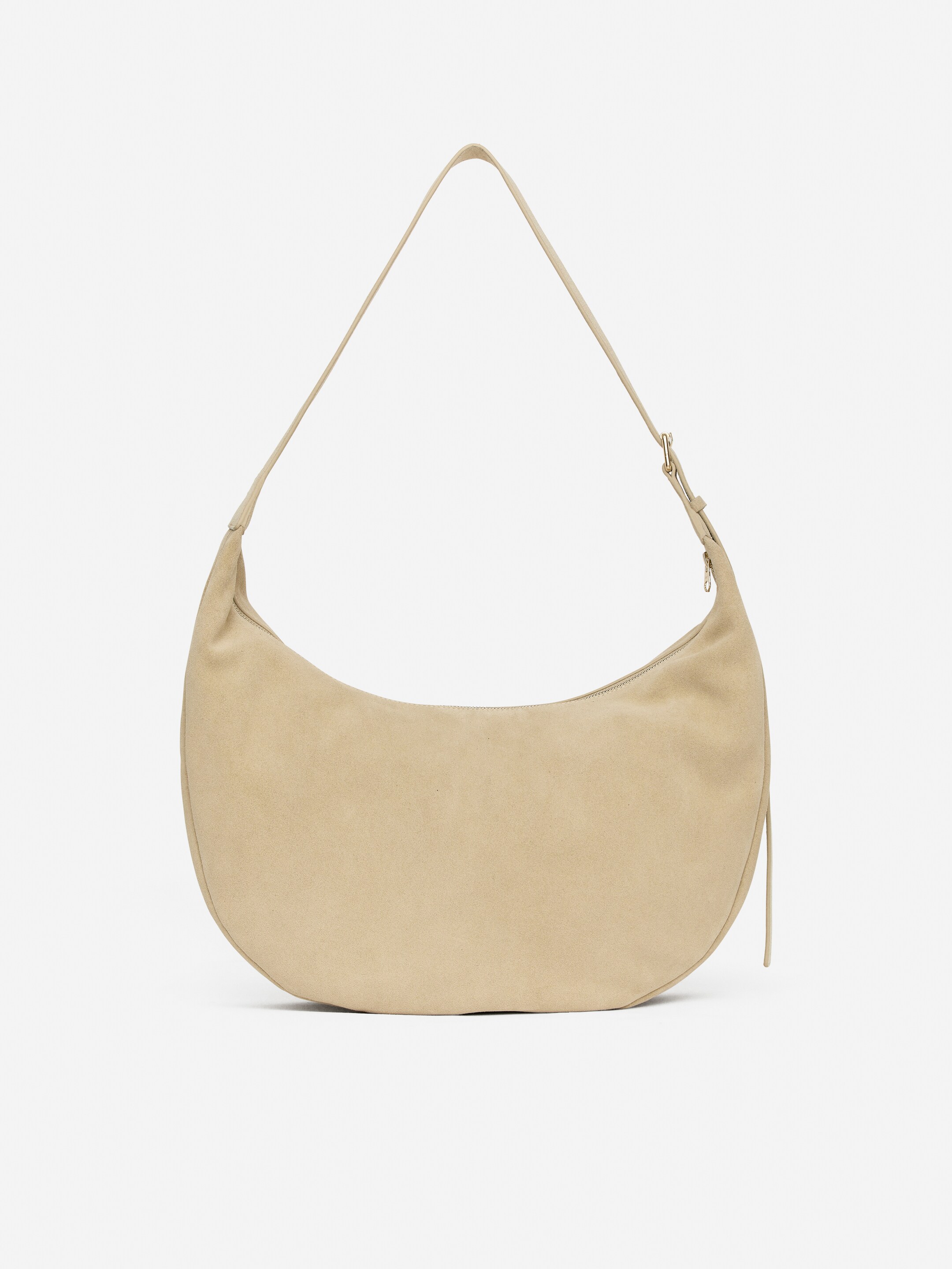 Agrandir l'image: Sac en daim incurvé - Beige - FEMME | H&M FR 6