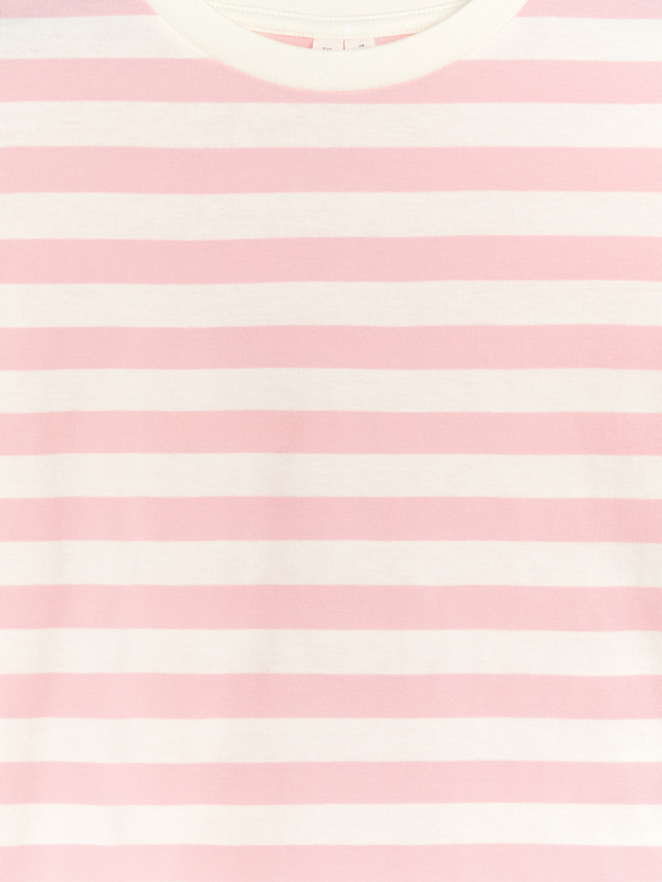 Größeres Bild ansehen: Oversize-T-Shirt mit langen Ärmeln - Rosa/Weiß - Kids | H&M DE 3