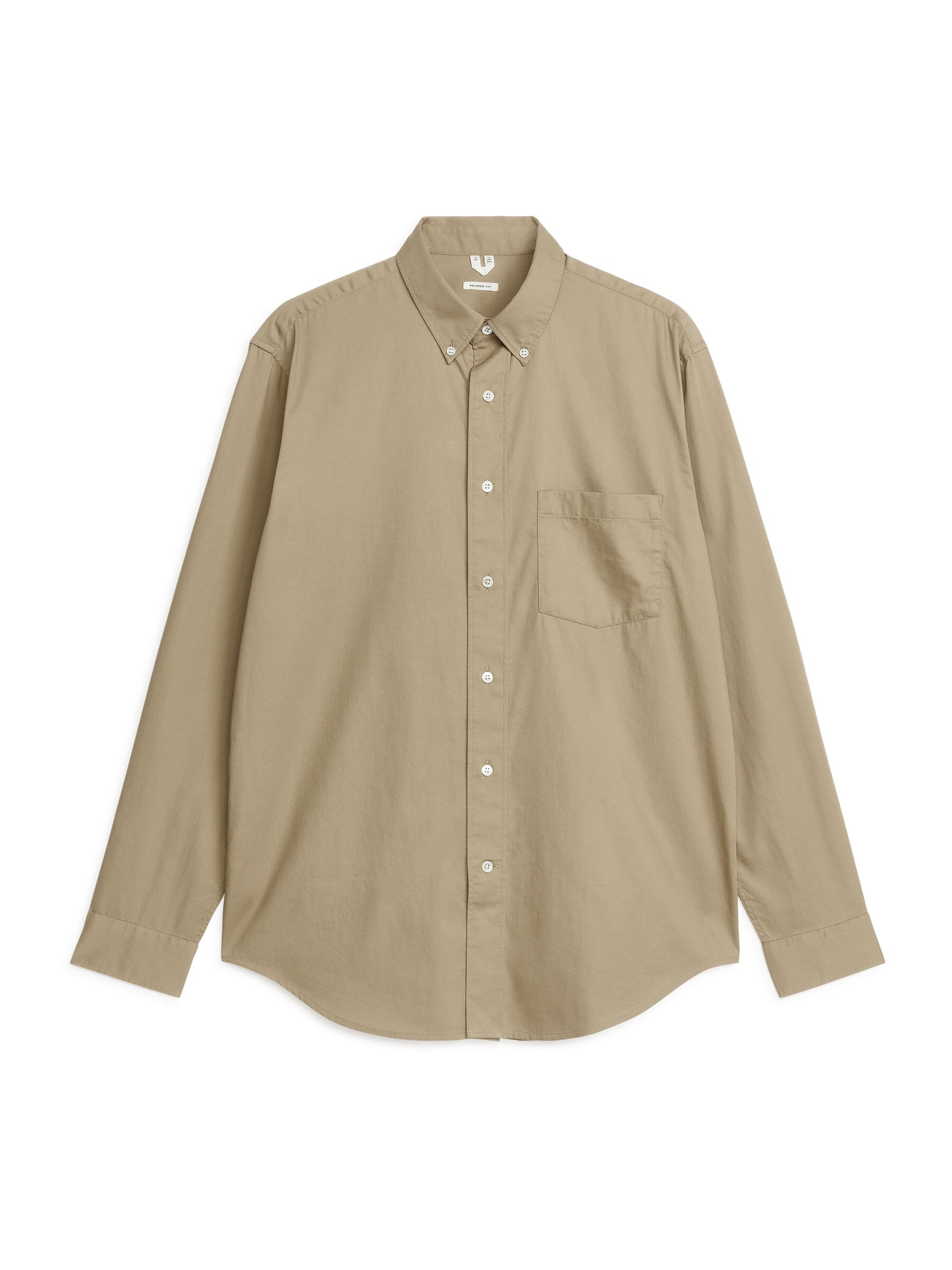 Hemd aus Baumwolltwill - Beige - Relaxed Fit - Herren - StillMedia/DescriptiveStillLife - 1