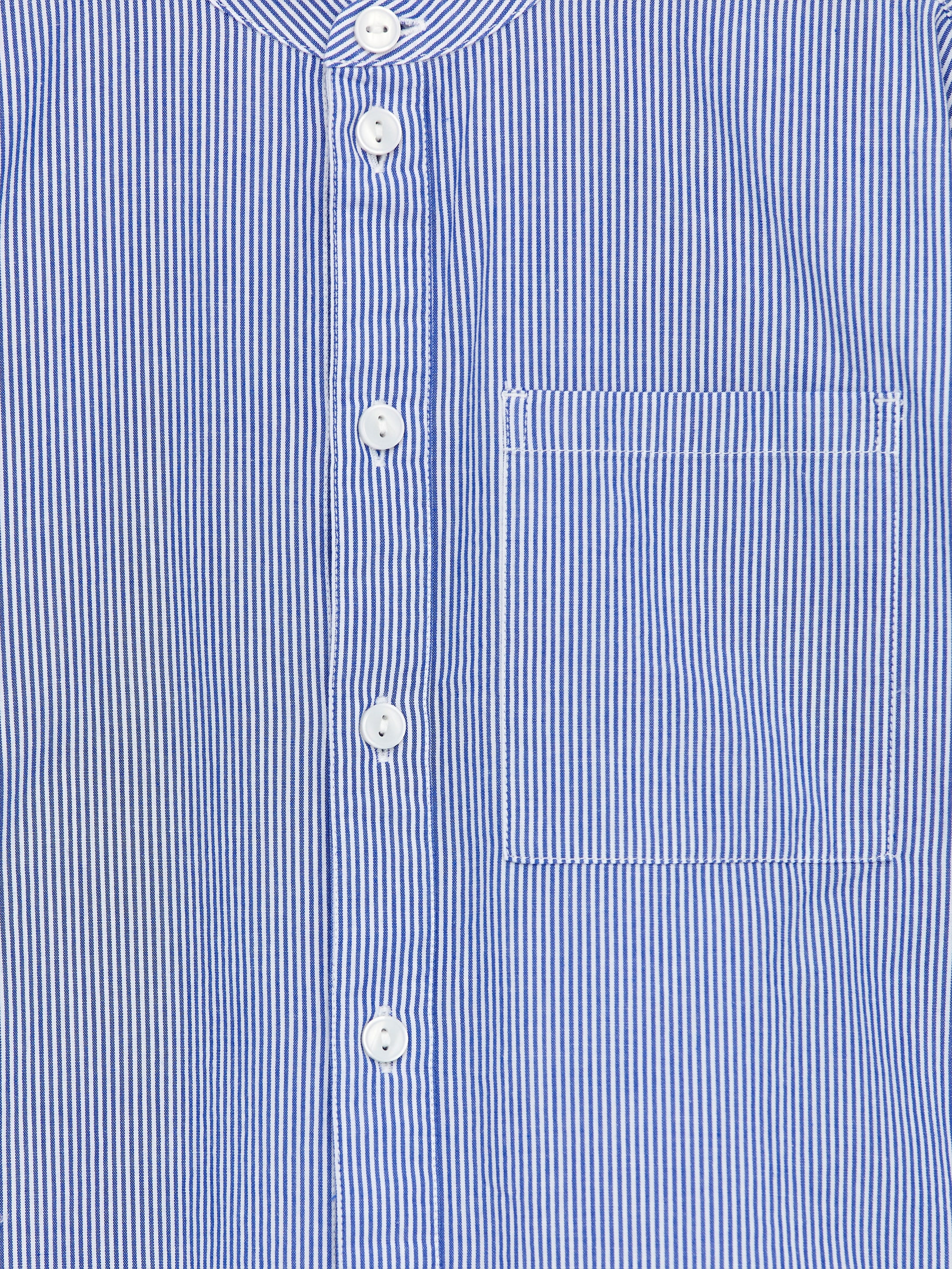 Grandad-Hemd - Weiß/Blau - Loose Fit - Kinder - StillMedia/DescriptiveDetail - 1