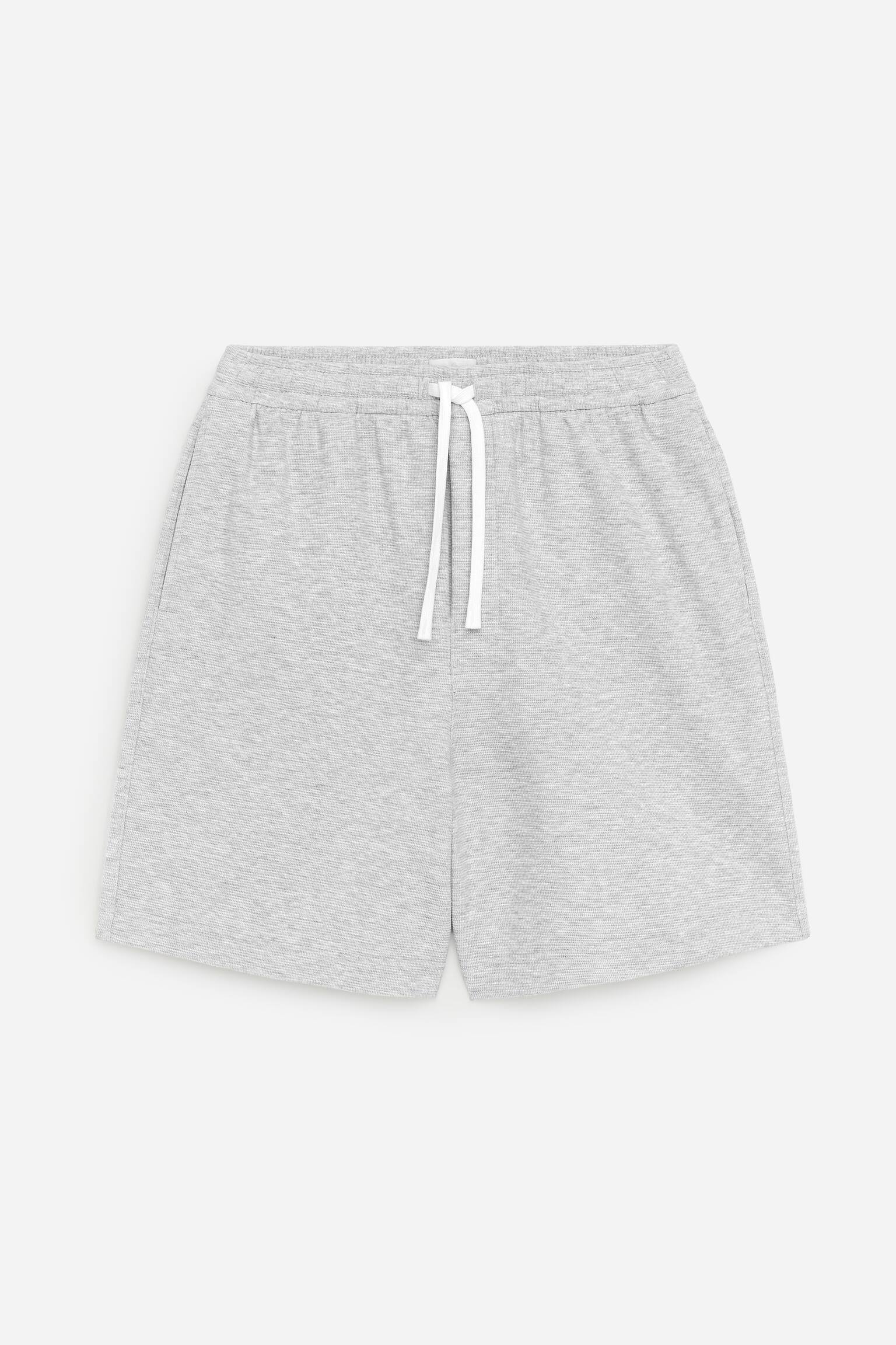 Pantalones cortos de punto - Gris claro jaspeado - 2